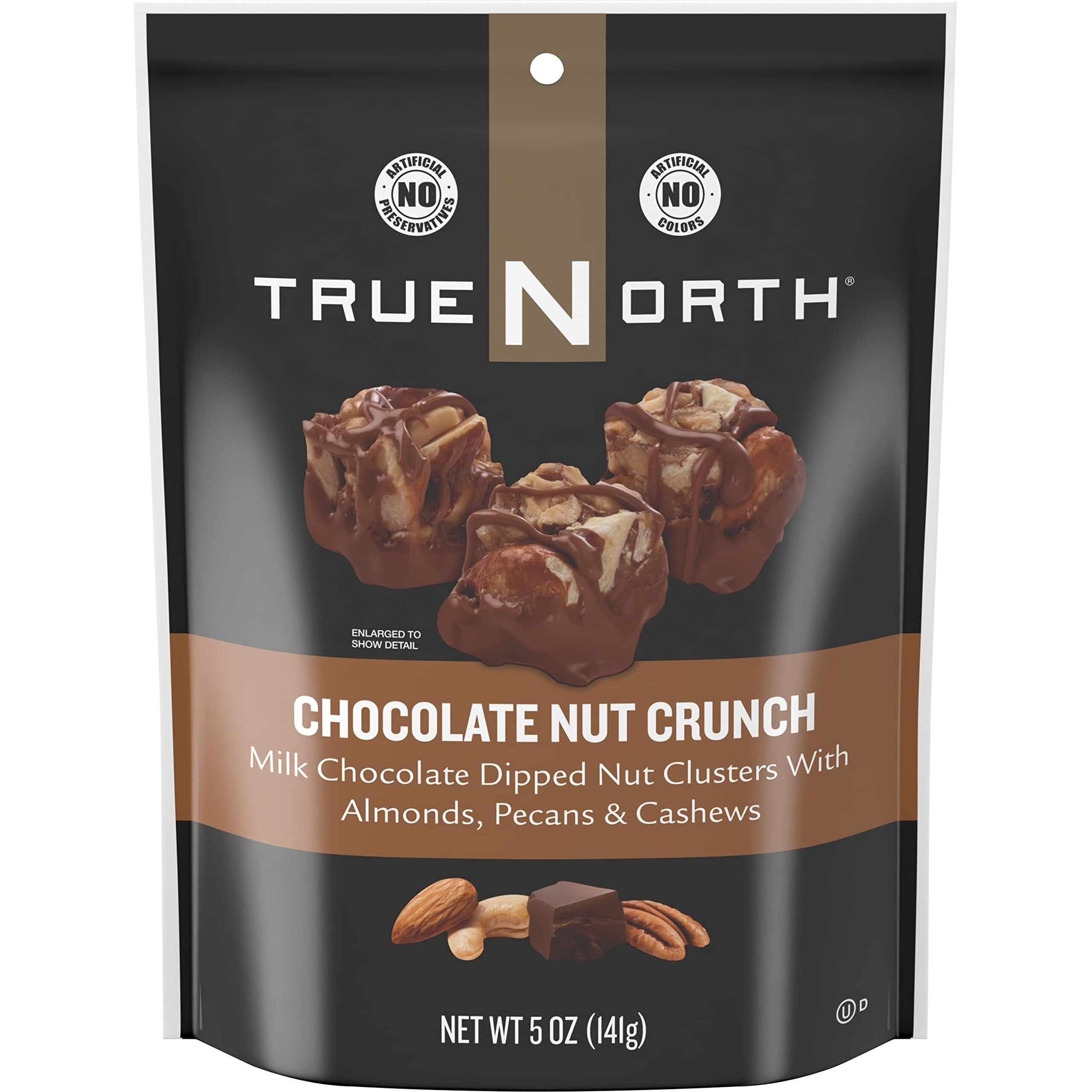 True North Nut Clusters, Chocolate Nut Crunch, 5 Ounce (Pack Of 6)