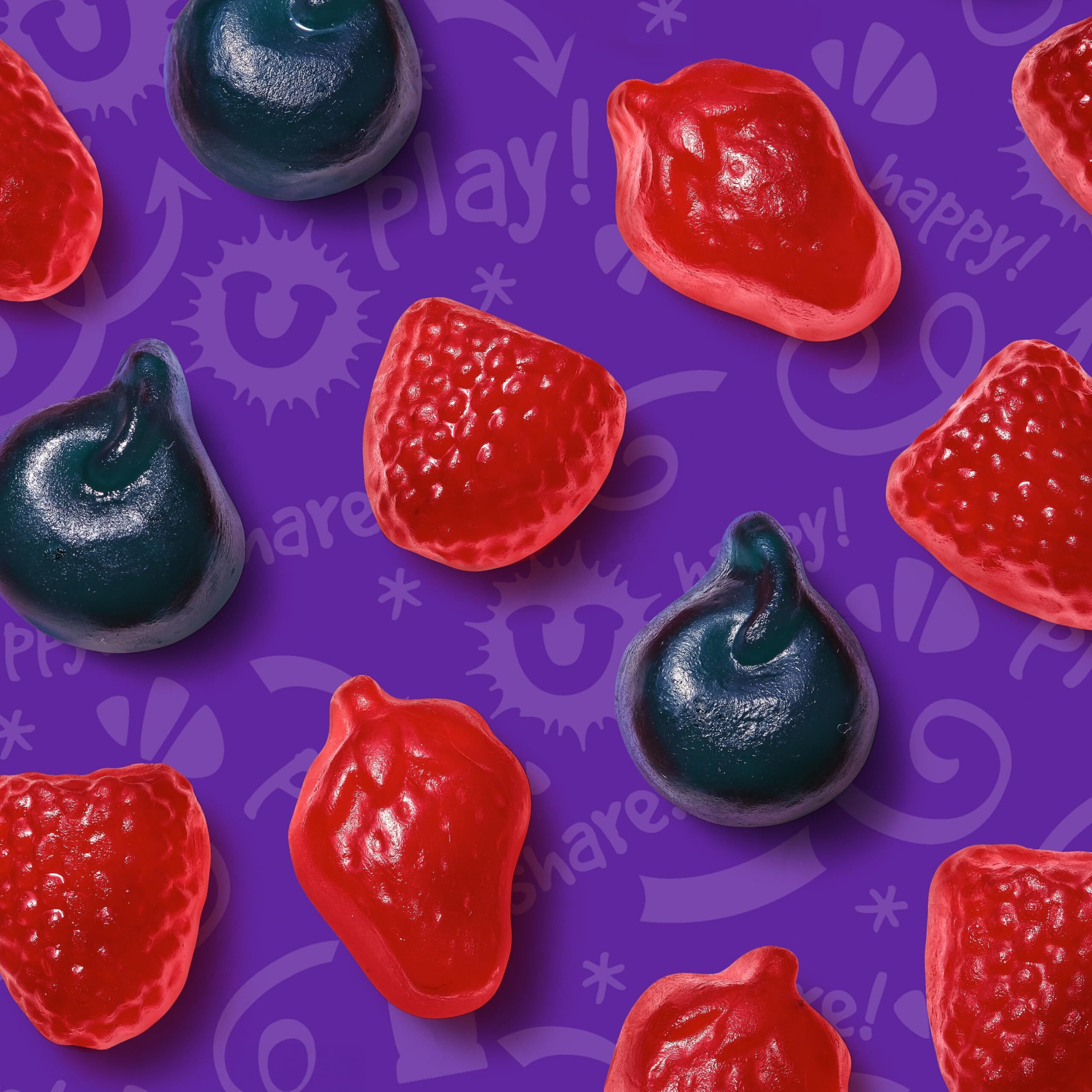 Funables Fruity Snacks, Mixed Berry, Flavored Snacks, Halloween Candy Variety Pack Trick-Or-Treat Assortment, 0.8 Oz 40 Ct