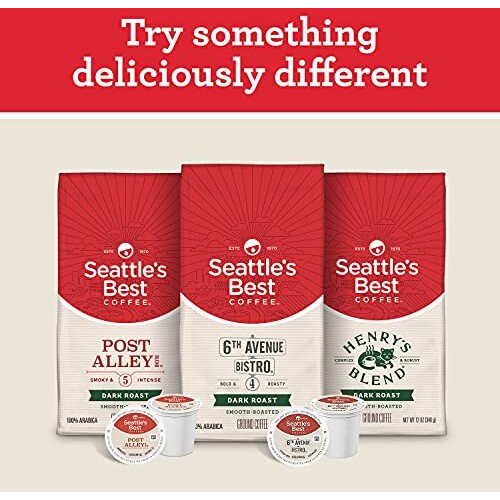 Seattle's Best Coffee Medium Roast Ground Coffee Variety Pack | 12 Ounce Bags (Pack Of 3)