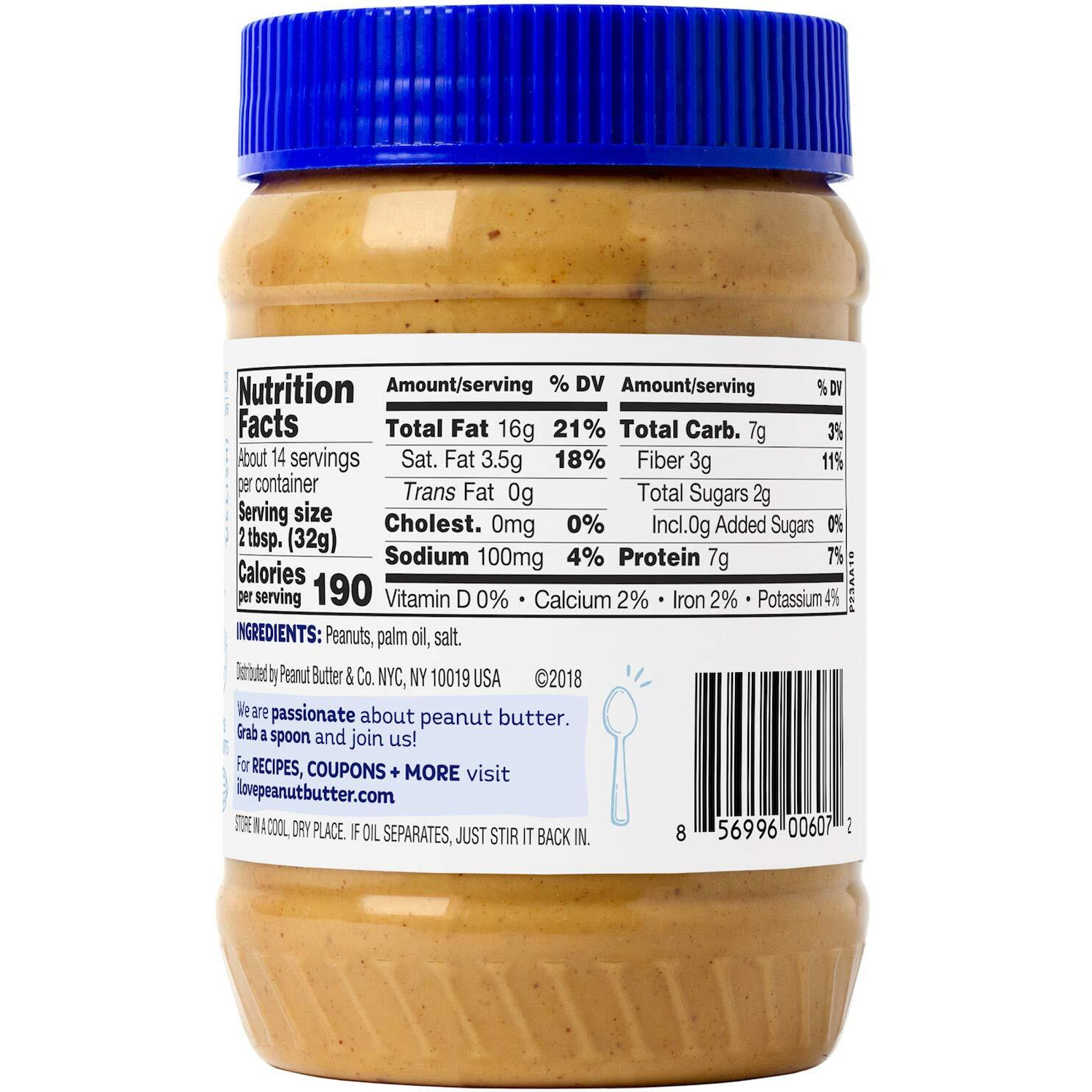 Peanut Butter & Co. Simply Crunchy Peanut Butter, Non-Gmo Project Verified, Gluten Free, Vegan, 16 Ounce (Pack Of 3)