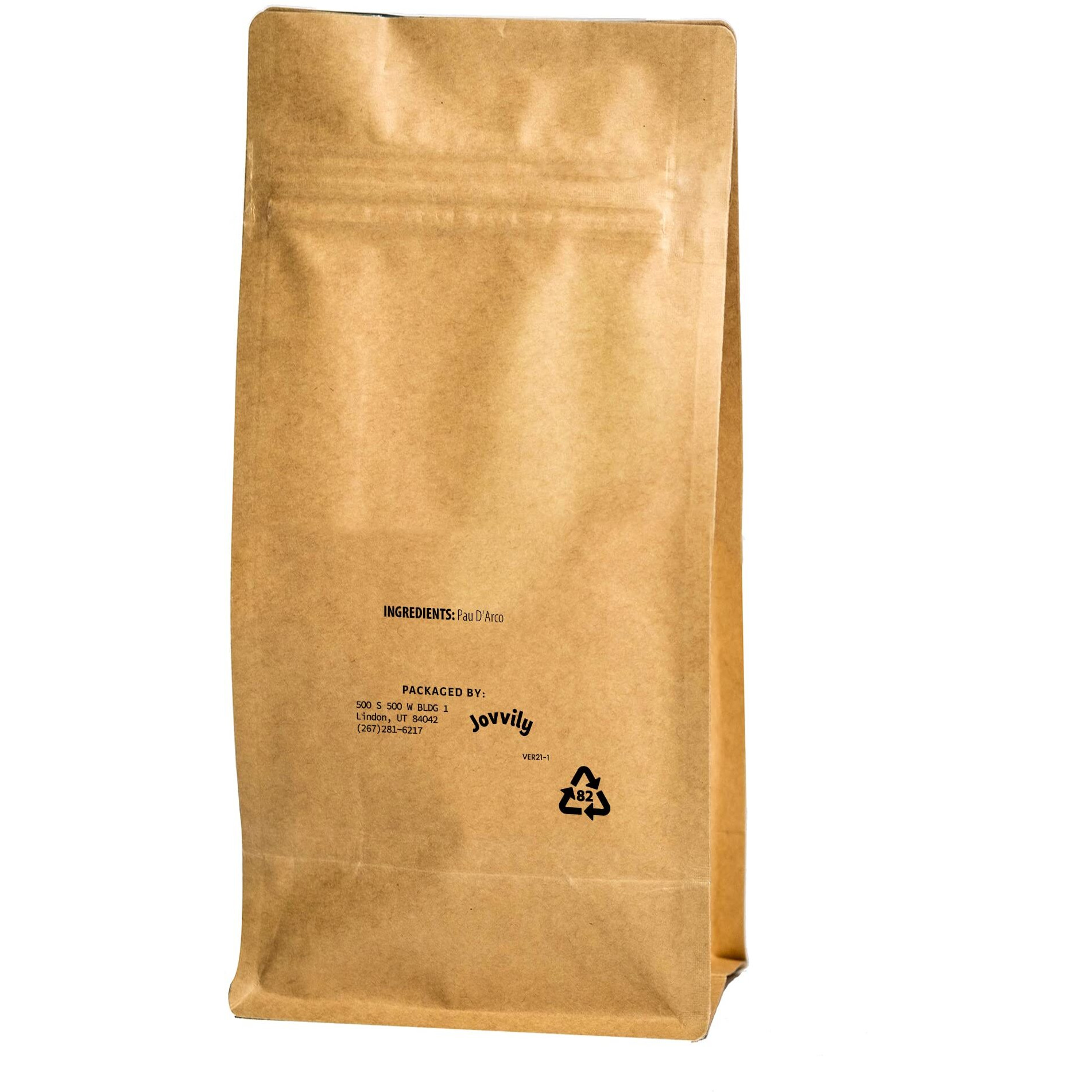 Jovvily Pau D'Arco - 1 Lb - Cut & Sifted - Herbal Tea - Caffeine Free