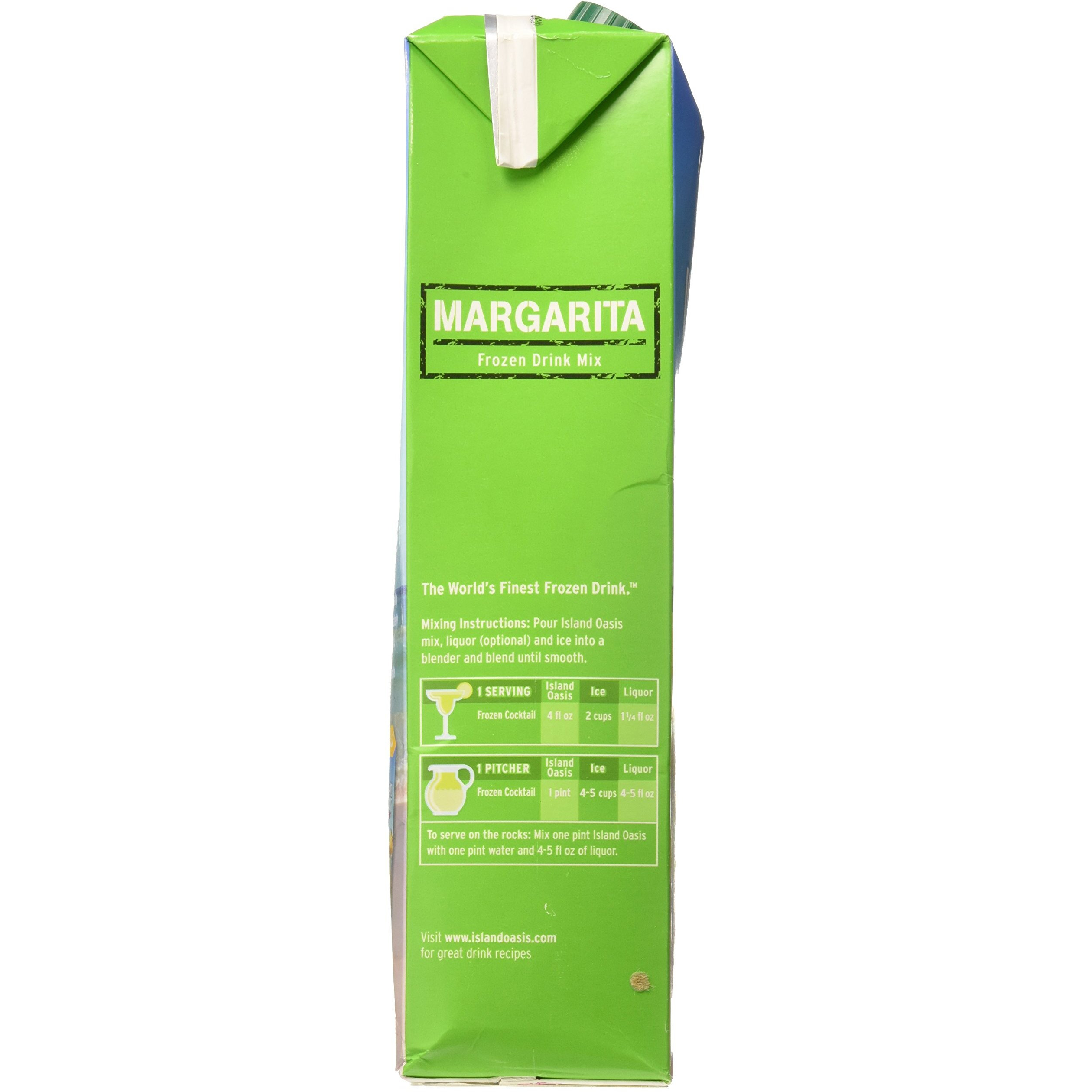 Island Oasis Sb3X Premium Margarita Drink Mix, 1 Liter Bottle