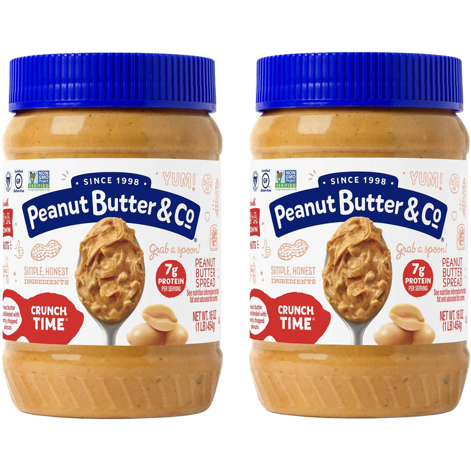 Peanut Butter & Co. Crunch Time Peanut Butter 16 Ounce (Pack Of 2)