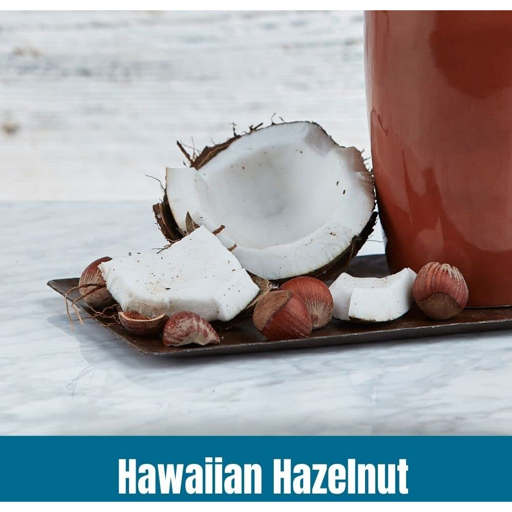 Door County Coffee Hawaiian Hazelnut Flavored Coffee |10Oz Bag | Ground Coffee Medium Roast |100% Arabica Coffee | Hawaiian Hazelnut