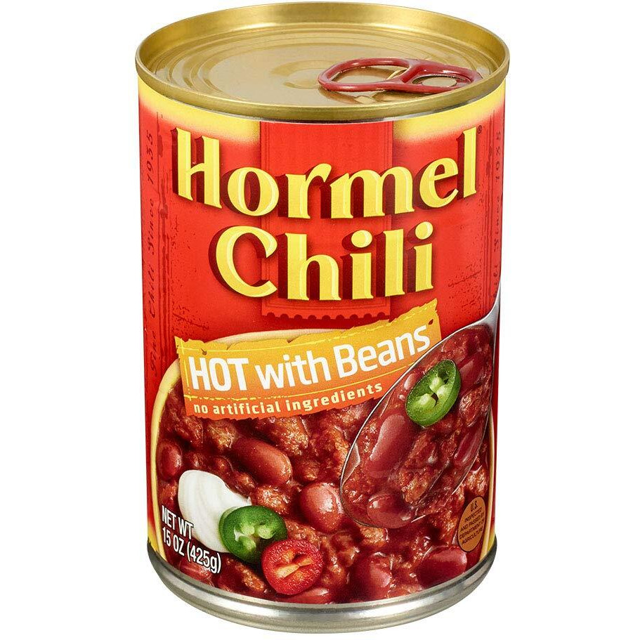Hormel Chili Hot With Beans, 15 Ounce (Pack Of 6)