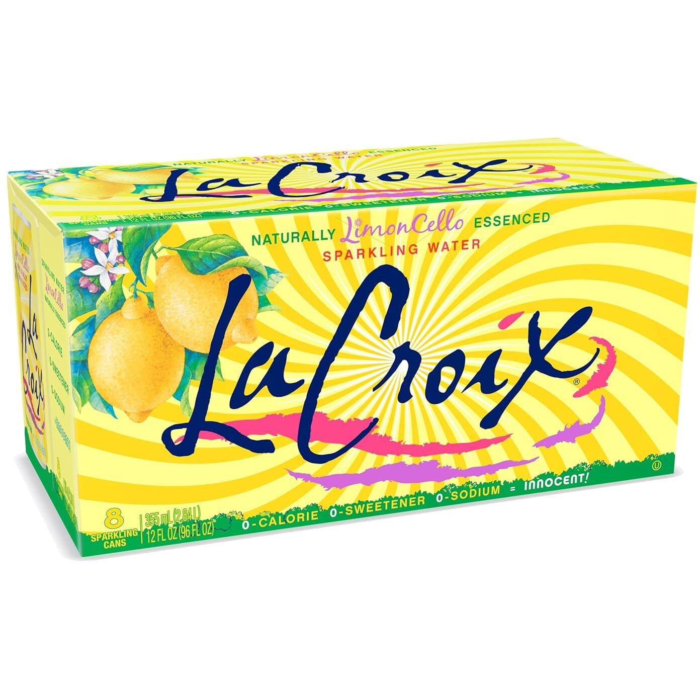 La Croix Sparkling Water Variety Pack, 12 Fl Oz Cans - In Sanisco Box (18 Pack) (La Croix)