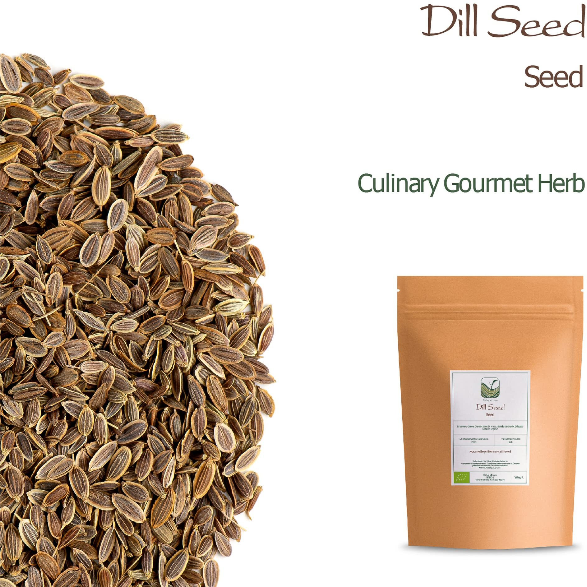 Dill Seeds Organic Spice Fresh - Perfect For Cooking - Dill Tea 200G