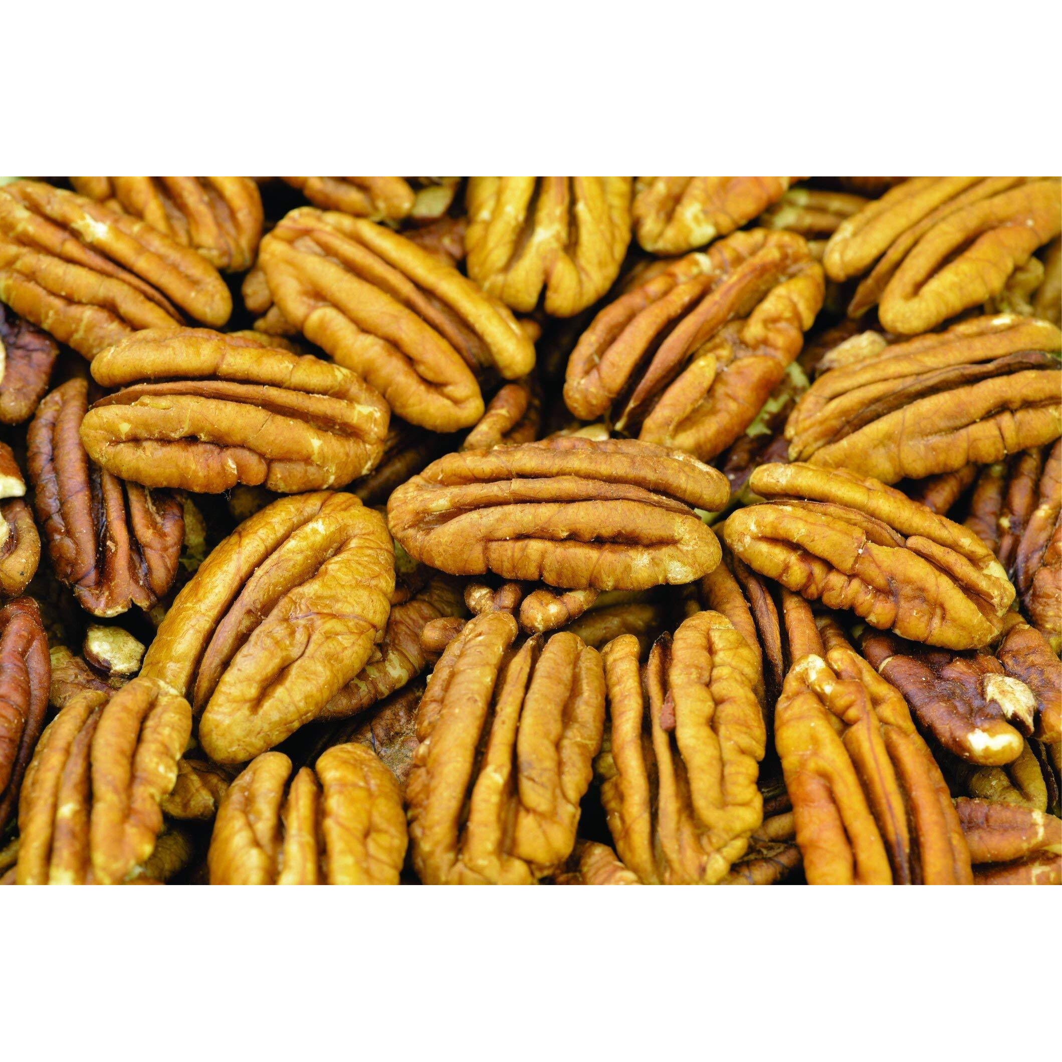 Whole, Shelled & Dry Roasted Georgia Pecans With Himalayan Salt (2 Lbs.) - Small Batch Roasted - Vegan & Keto Friendly - Healthy Southern Tastiness - Farm Fresh Nuts Brand