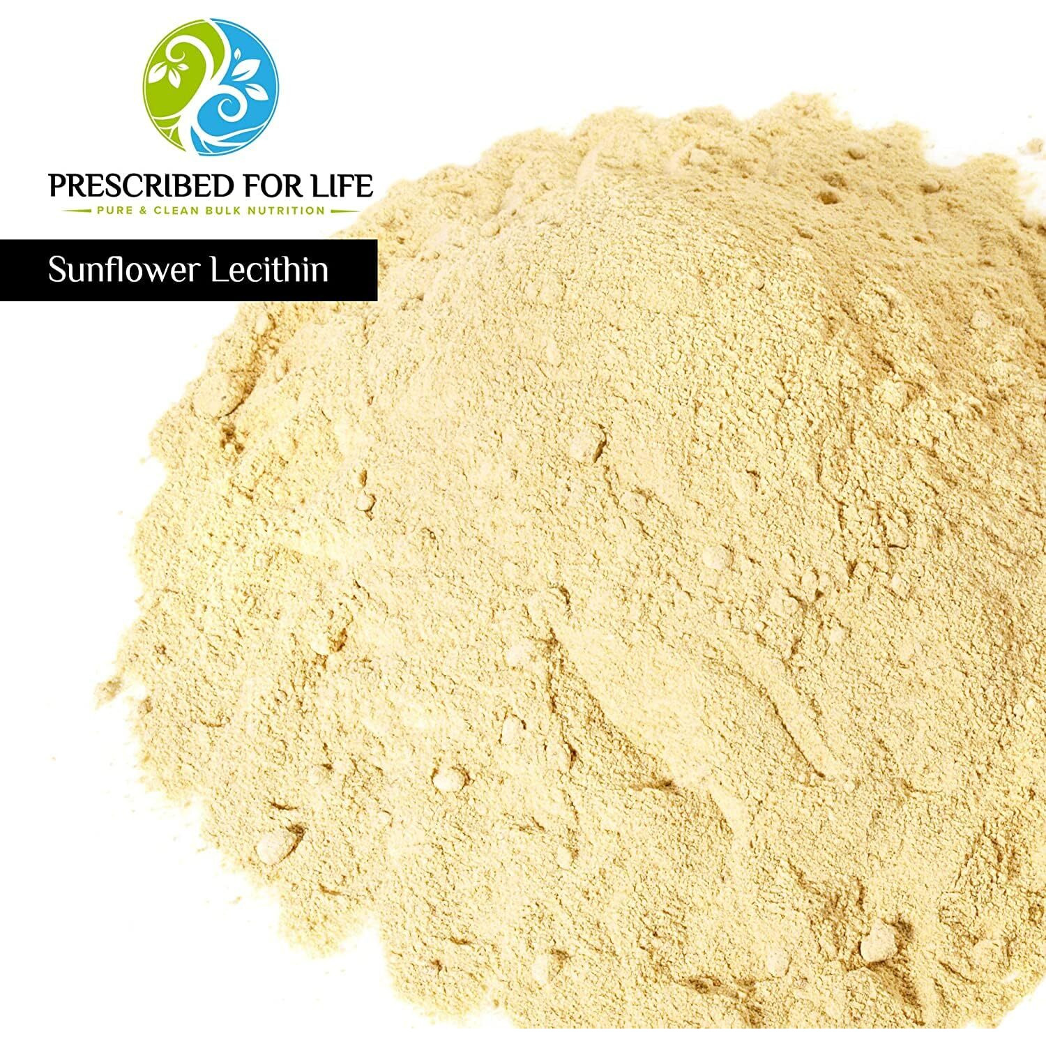 Prescribed For Life Sunflower Lecithin Powder | Unbleached, Gluten Free, Vegan, Non-Gmo, Soy Free, Kosher | Naturally Rich In Choline & Essential Fatty Acids (4 Oz / 113 G)