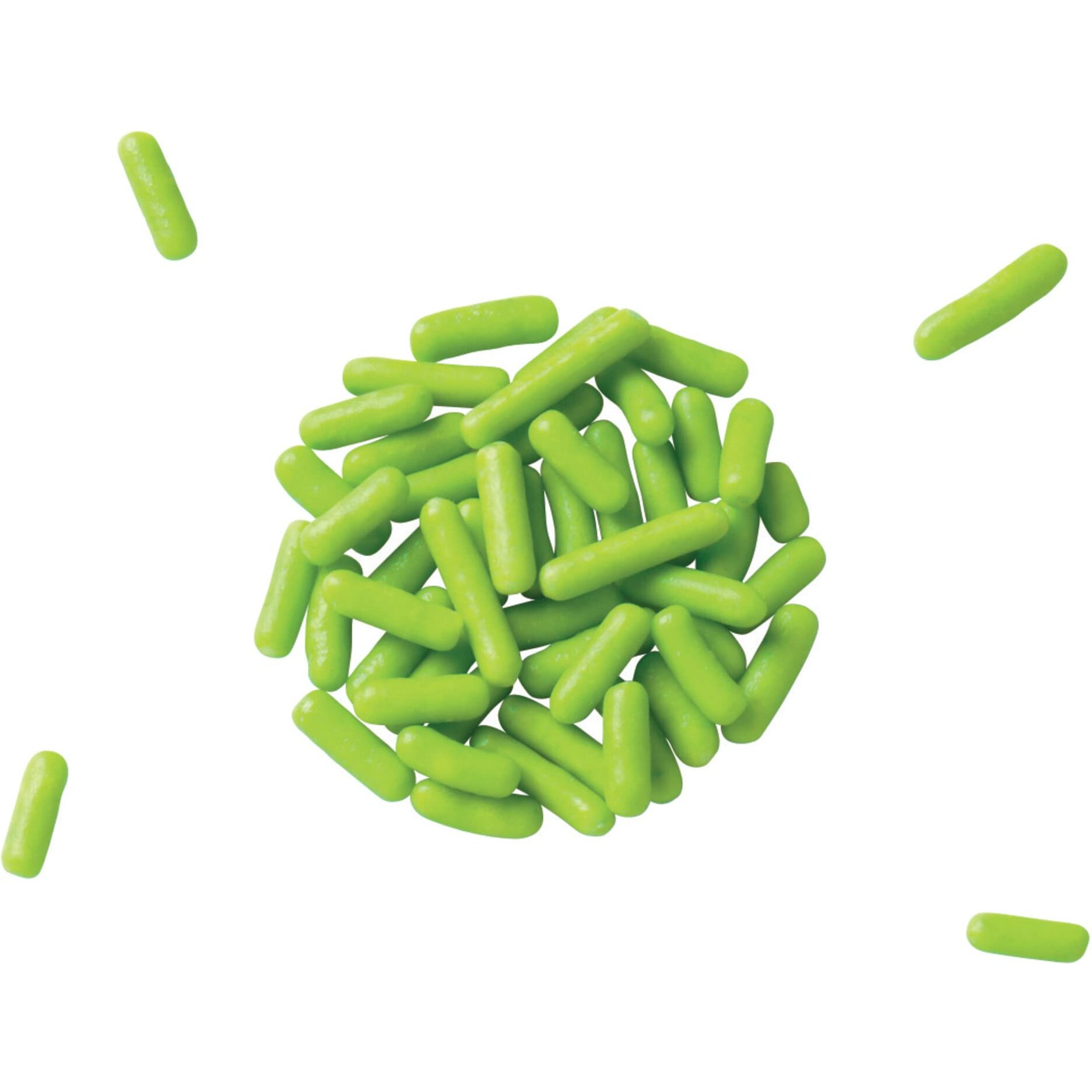 Decopac Lime Green Sprinkles | Extra Large 26Oz Pack | Cake Sprinkle Mix, Fancy Sprinkles For Cake Decorating, Handheld Container, Candy Sprinkles, Cake Sprinkles - Lime Green