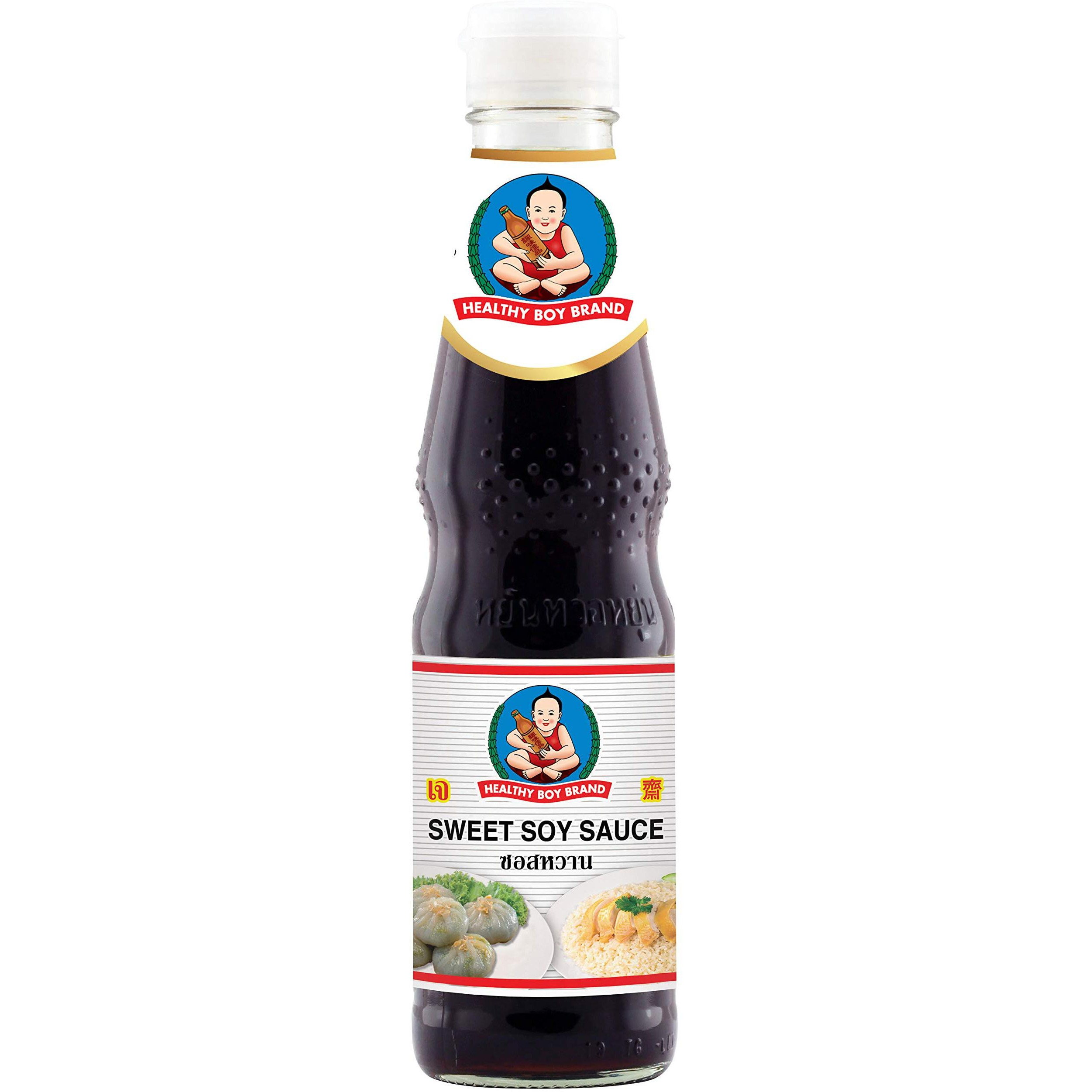 Healthy Boy Thai Sweet Soy Sauce (White Label), 14 Ounces, Product Of Thailand (Pack Of 1)