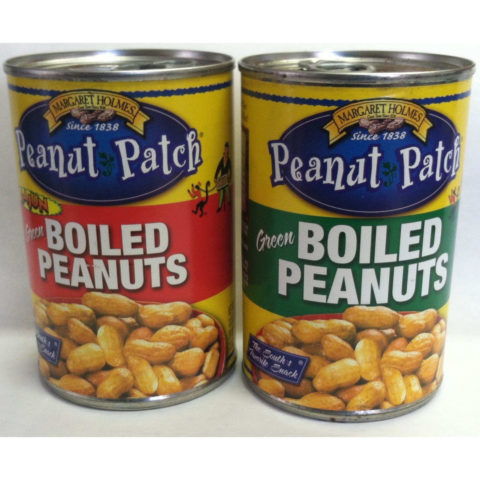Peanut Patch Green Boiled Peanuts And Cajun Green Boiled Peanuts And 1 Each -13.5 Floz. Cans