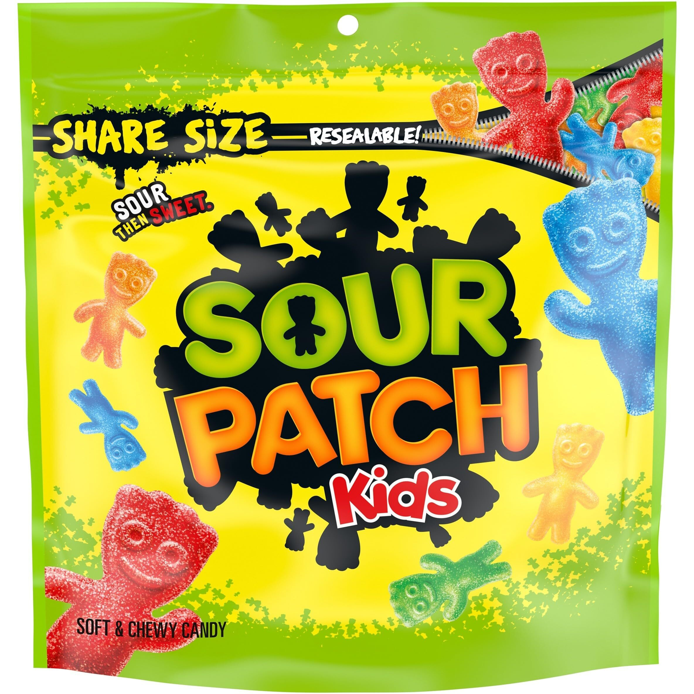 Sour Patch Kids Soft & Chewy Candy, Share Size, 12 Oz