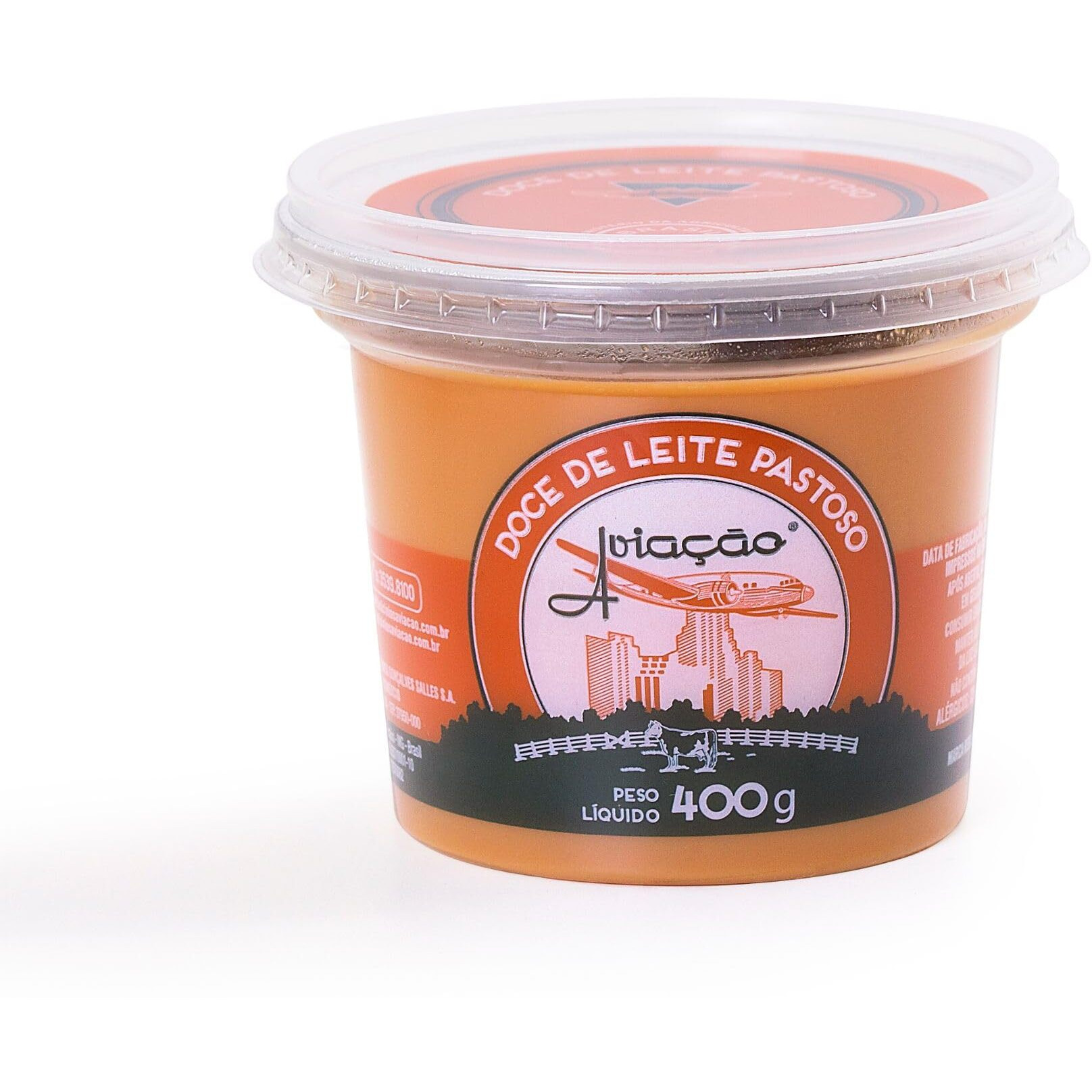 Caramel Dessert Topping - Doce De Leite Pastoso Aviacao Net Wt 400G