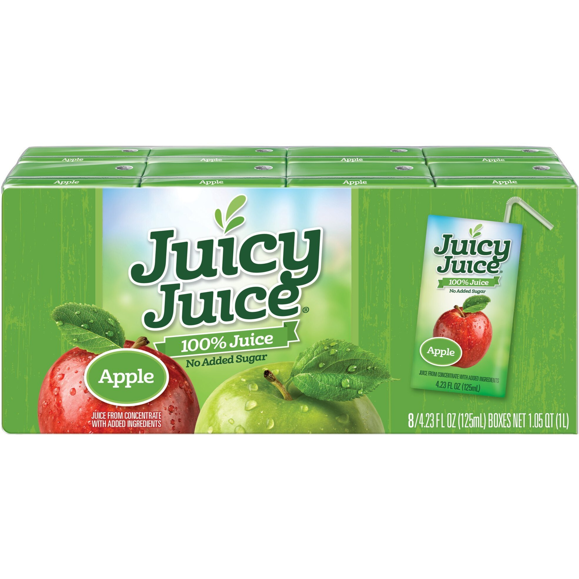 Juicy Juice Apple, 4.23 Ounce Boxes, 8 Count (Pack Of 5)