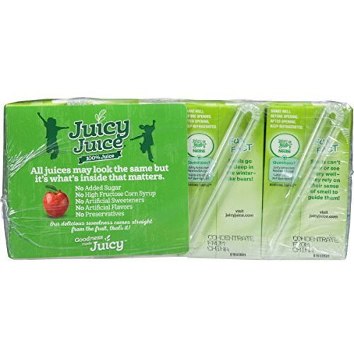 Juicy Juice Apple, 4.23 Ounce Boxes, 8 Count (Pack Of 5)