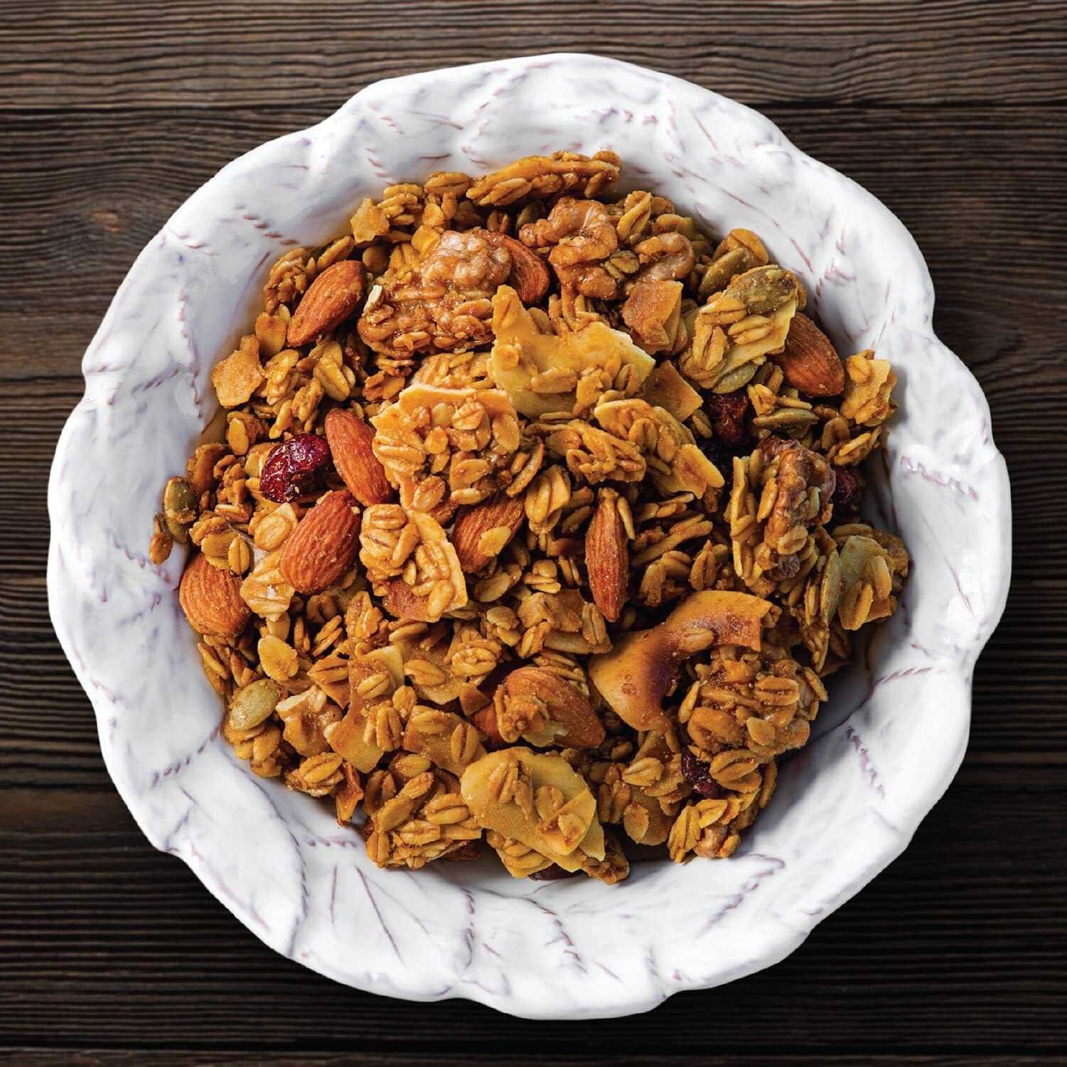 Nuthouse Granola Company - Premium Apple-Cranberry Granola | Certified Gluten-Free, Non-Gmo, Kosher | Vegan, Soy-Free | 10 Lb. Bulk Bag (1-Pack)