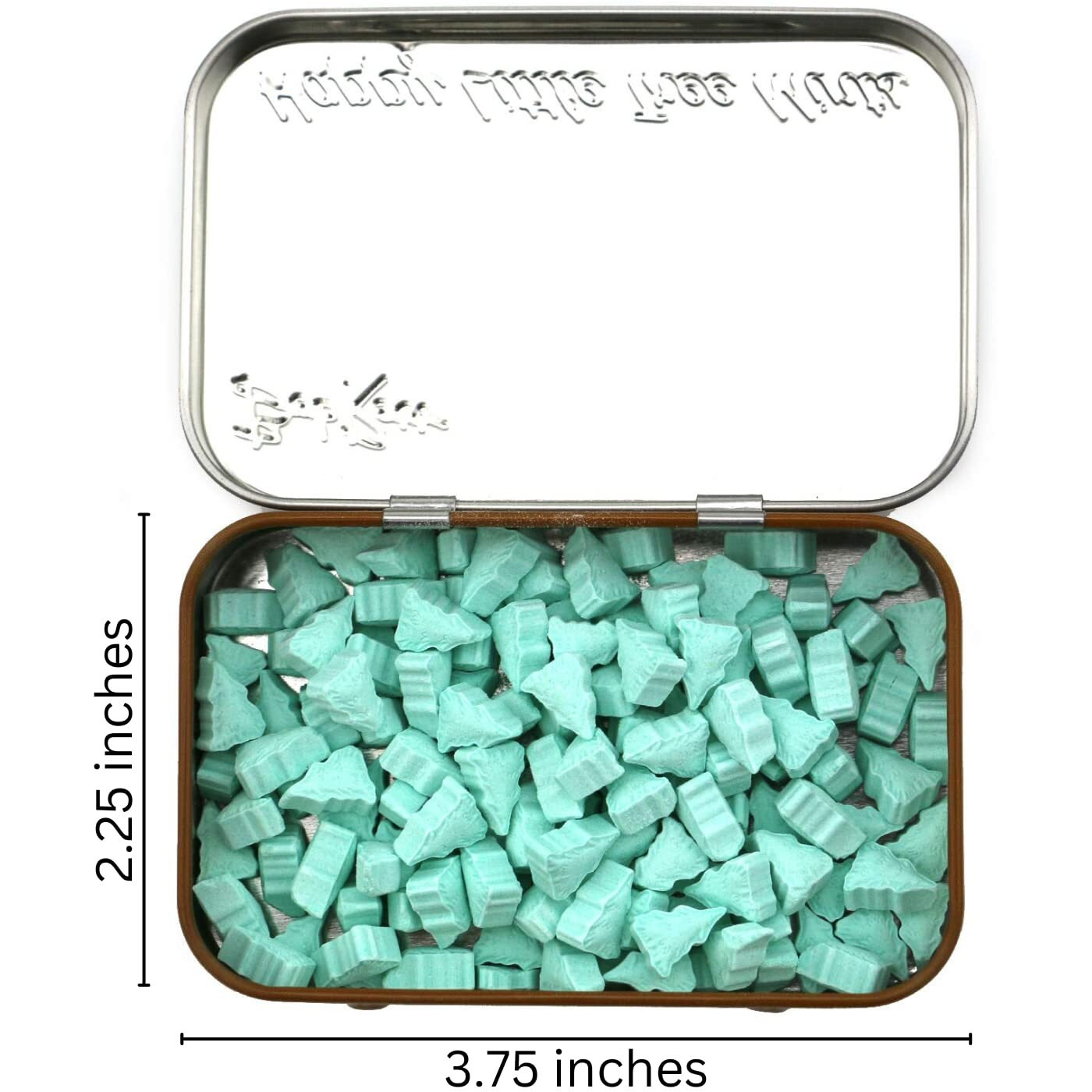 Bob Ross Happy Little Tree Mints Tin Candy (2 Pack) Peppermint Flavor Gift Stuffer With 2 Gosutoys Stickers