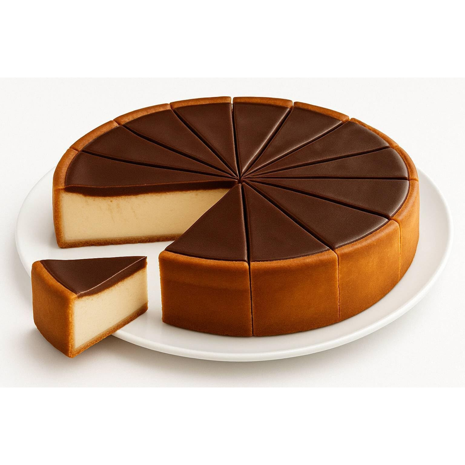 Andy Anand Guilt-Free Delight Sugar Free Chocolate Fudge Cheesecake 9 "" | Freshly Baked With California Cream Cheese | Diabetic-Friendly, Decadent & Deliciously Creamy (2 Lbs)