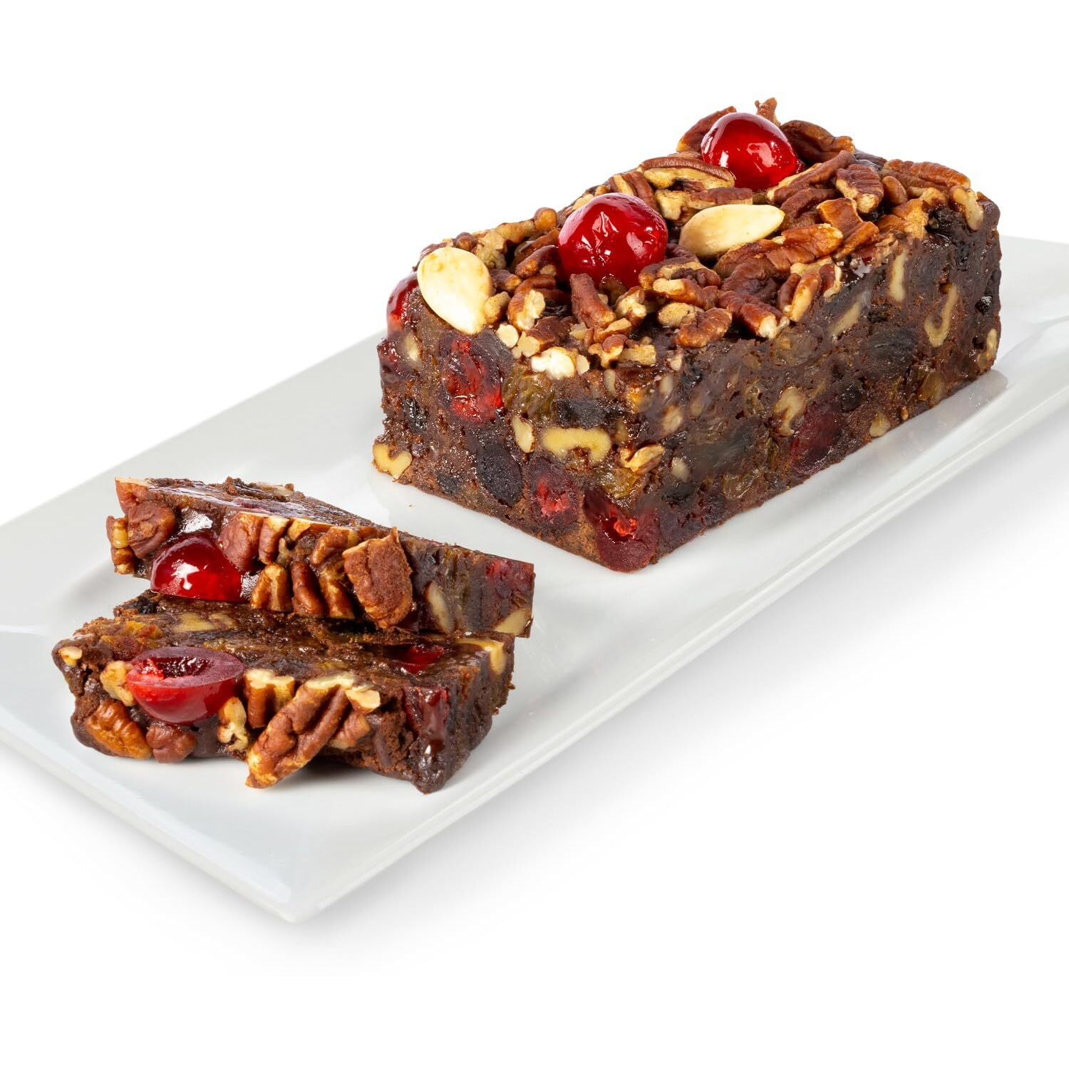 Beatrice Bakery Co. Delicious Chocolate Fruitcake, Grandma's Dessert Made With Cake Recipe With Real Fruit And Nuts, Cherries, Pineapple And Walnuts, Est. 1917 (16 Oz Cellophane)