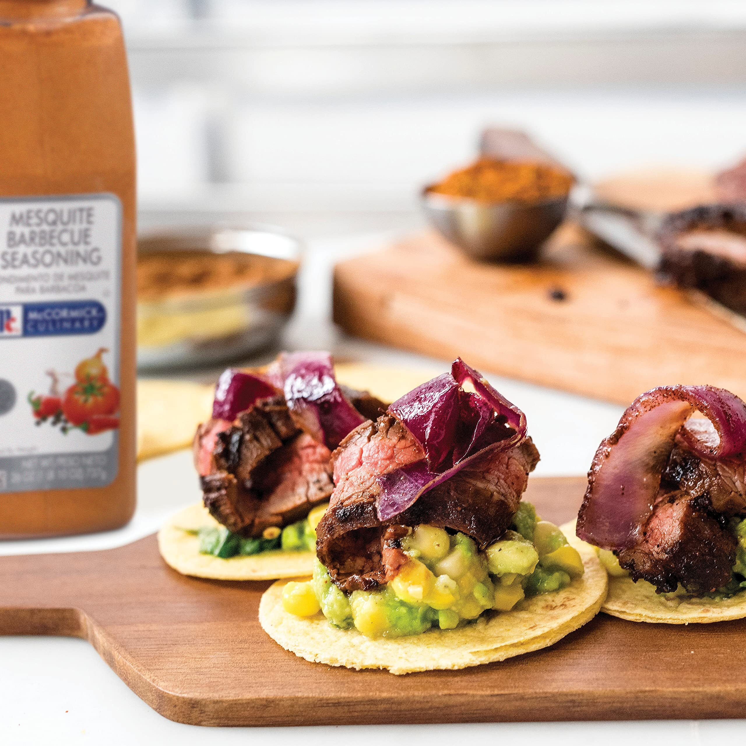 Mccormick Culinary Mesquite Barbecue Seasoning, 26 Oz - One 26 Ounce Container Of Mesquite Seasoning Rub, Best On Pork Sandwiches, Ribs, Briskets, Or As Meat Tenderizer Seasoning