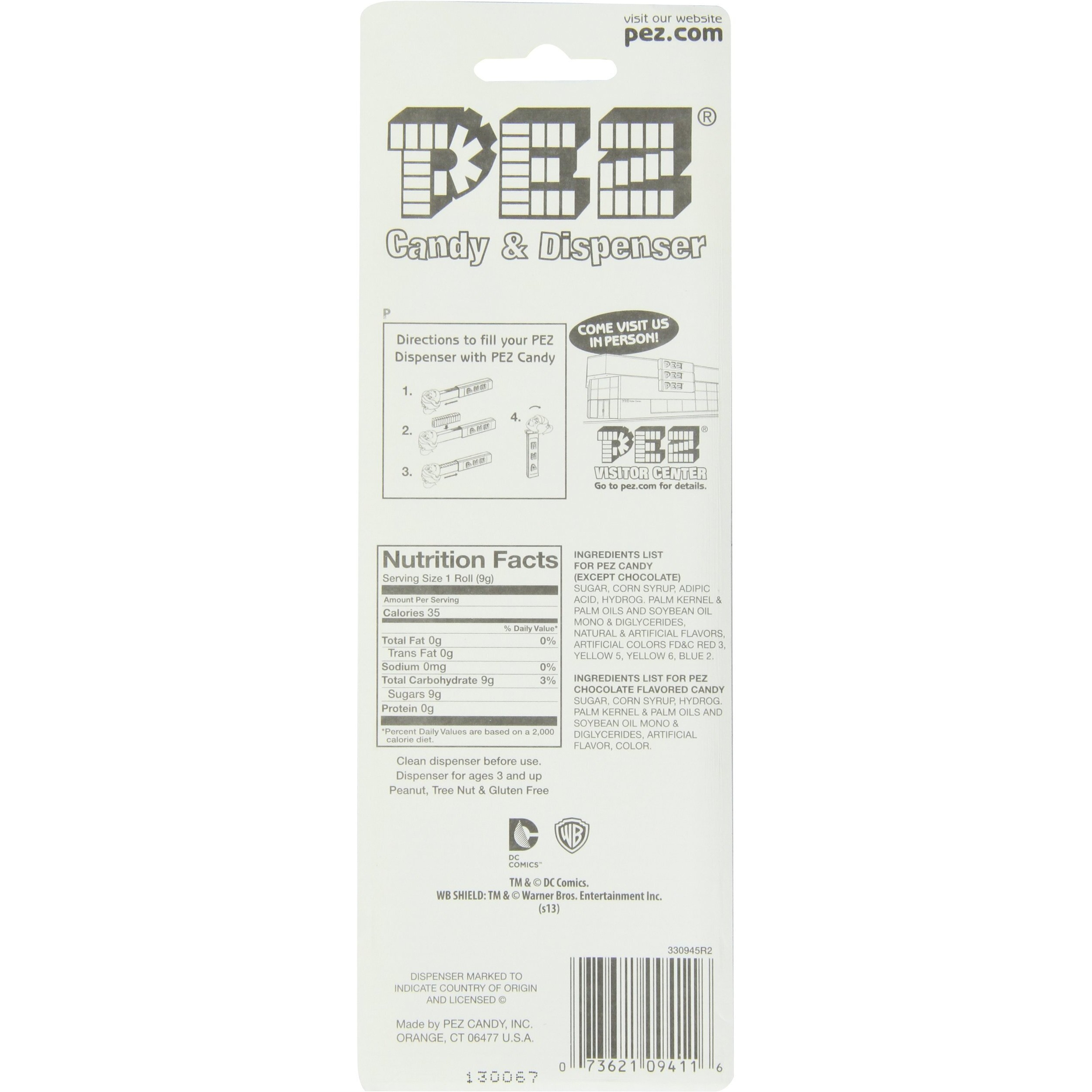 Pez Dc Comic Justice League, 0.87 Ounce (Pack Of 12),Assorted Characters