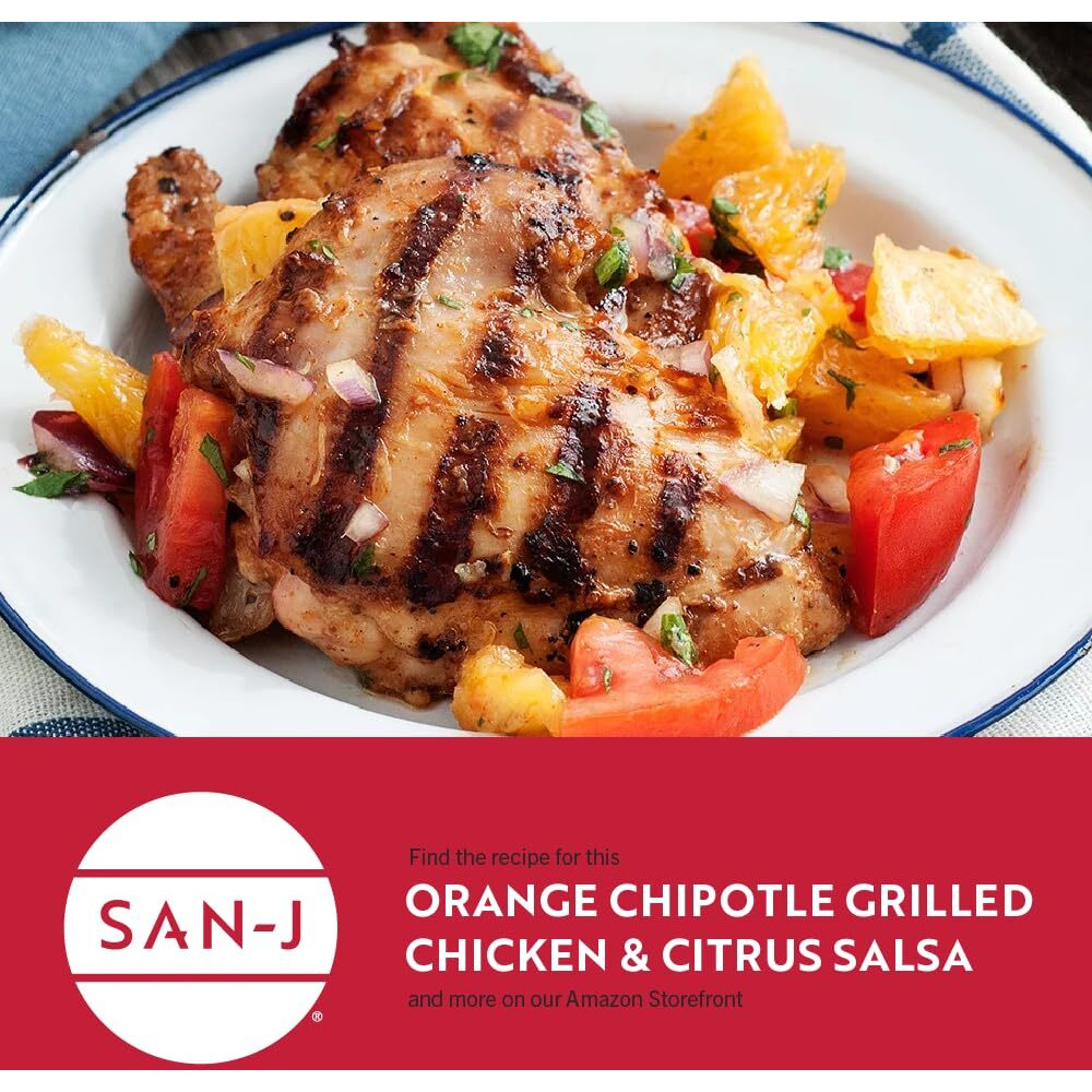 San-J - Gluten Free Orange Sauce - Bright And Sweet Sauce For Cooking - Non-Gmo - 10 Oz. Bottles - 2 Pack