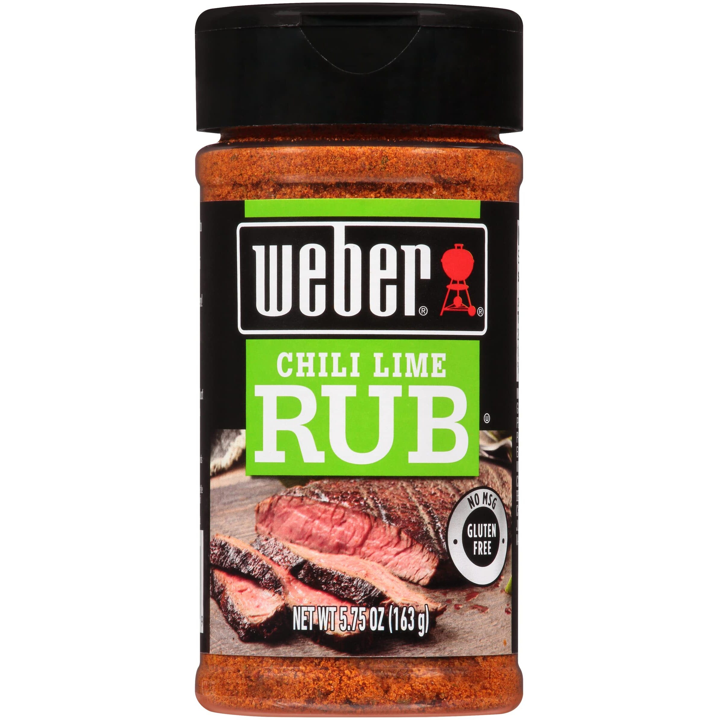 Weber Chili Lime Rub, 5.75 Ounce Shaker (Pack Of 6)