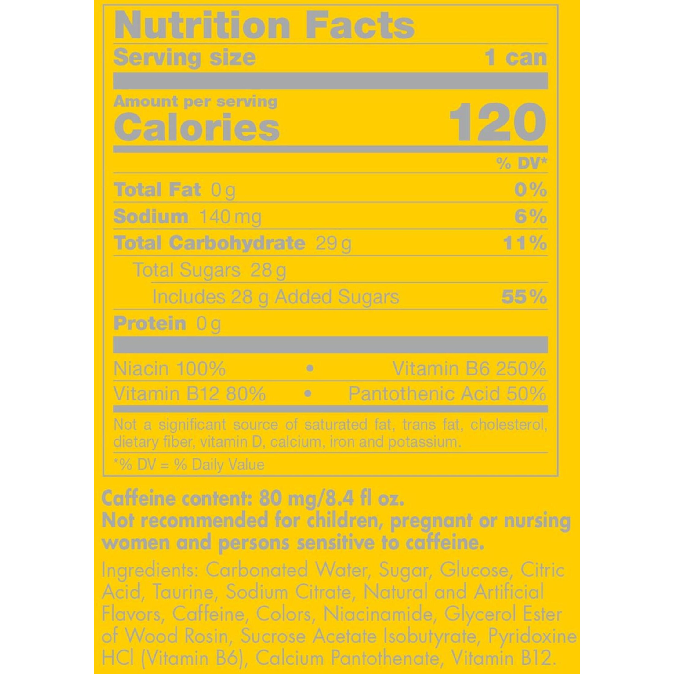 Red Bull Yellow Edition Tropical Energy Drink, 8.4 Fl Oz, 24 Cans (6 Packs Of 4)