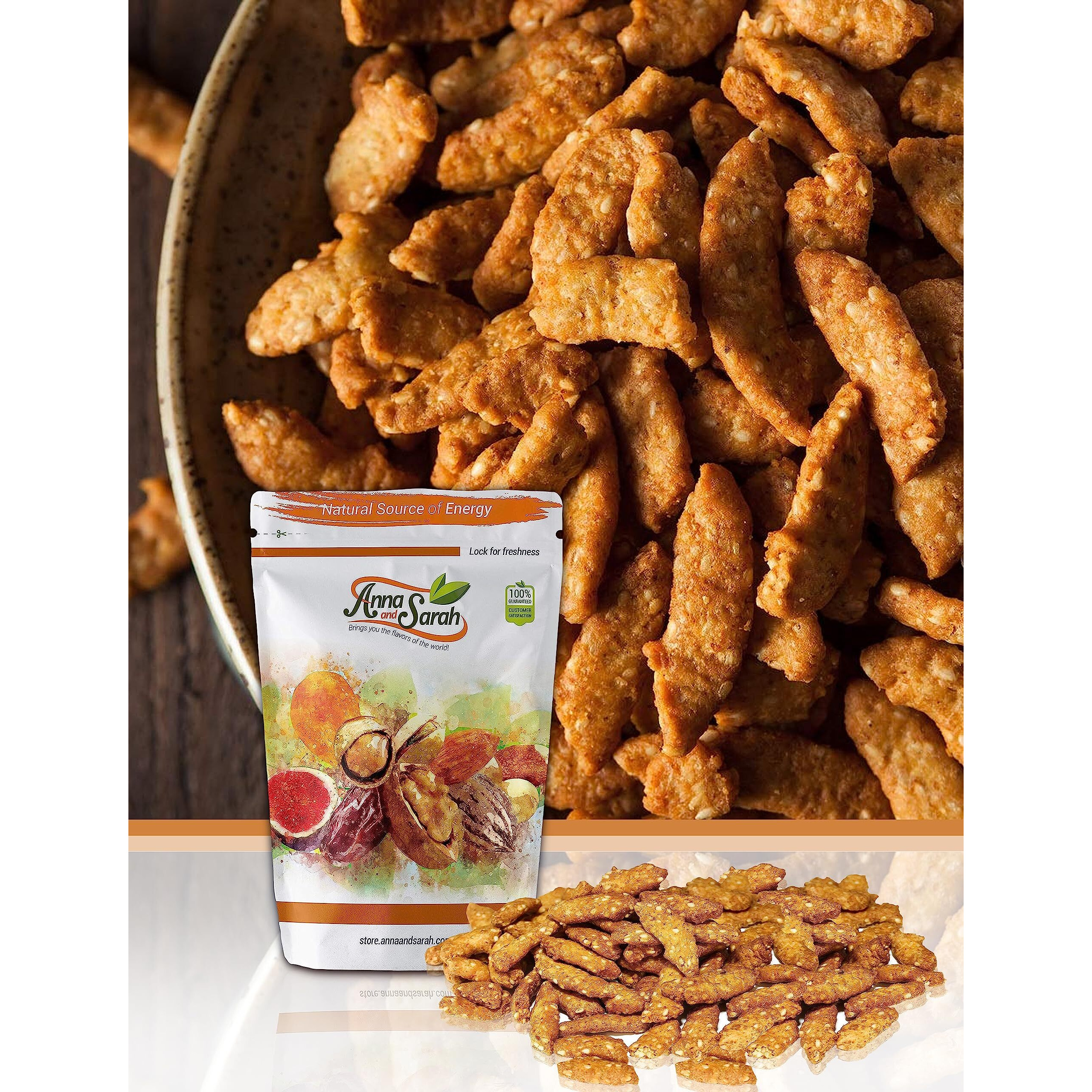 Anna And Sarah Wide Sesame Sticks In Resealable Bag, 2 Lbs