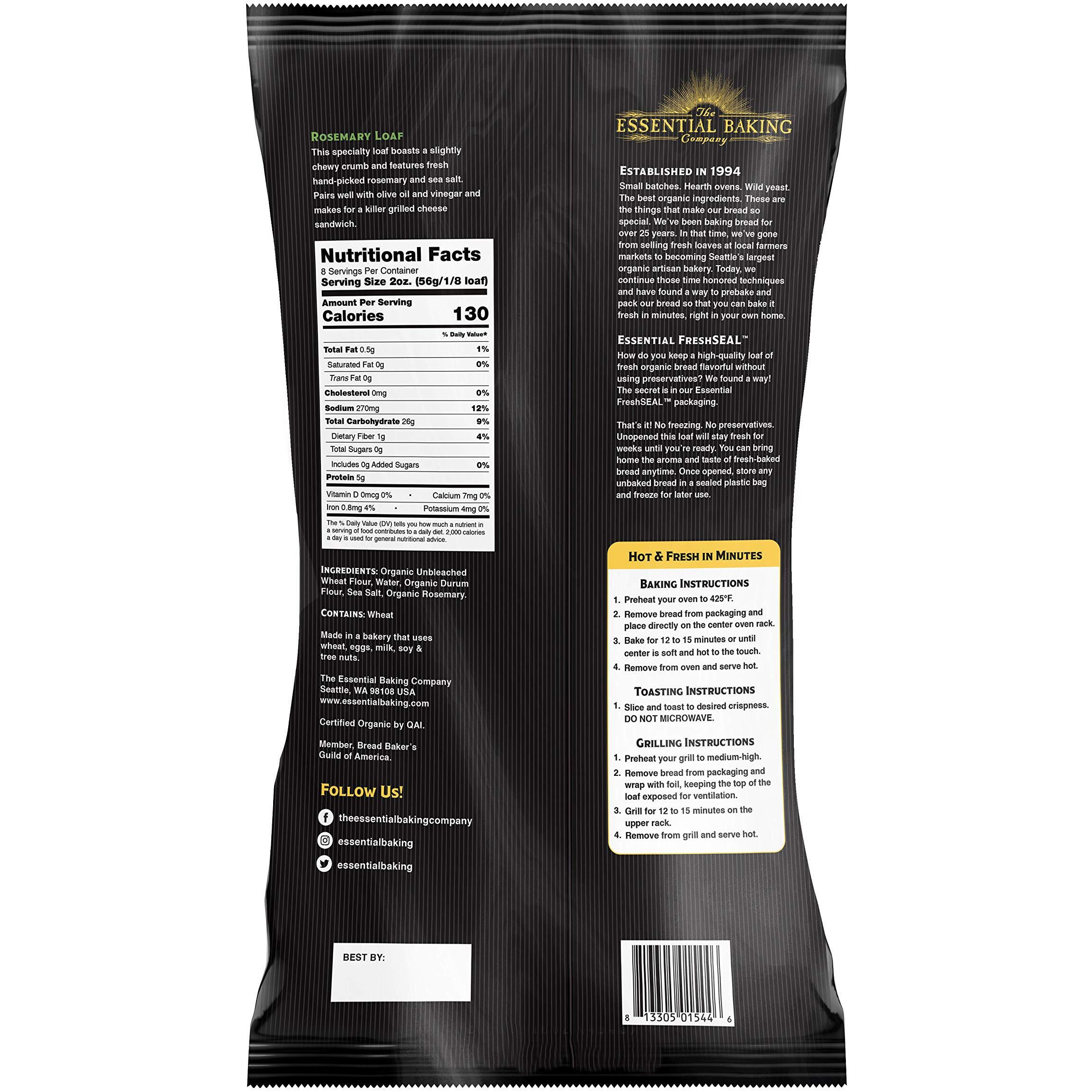 The Essential Baking Company Take & Bake Rosemary, 16 Oz