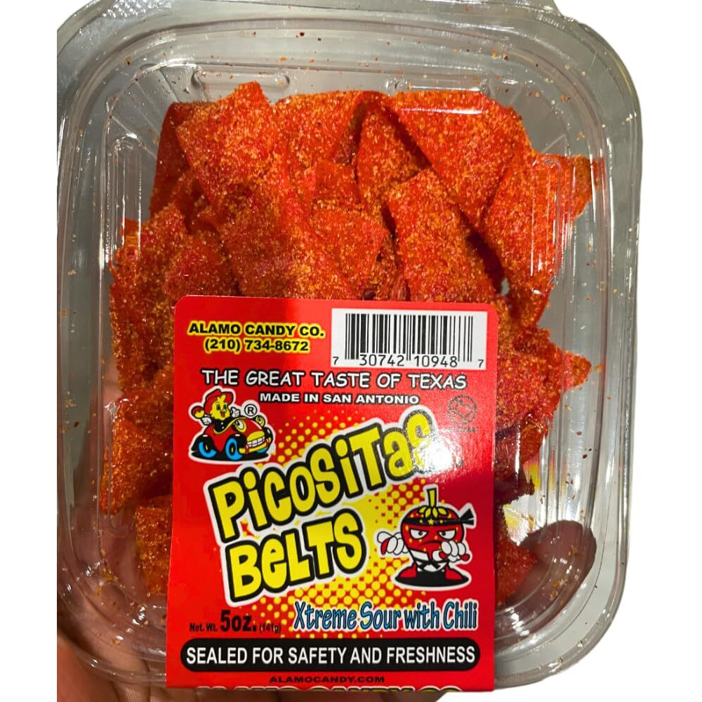 Alamo Candy Picositas Belt , 1 Count (Sugar Candy - Ethnic)