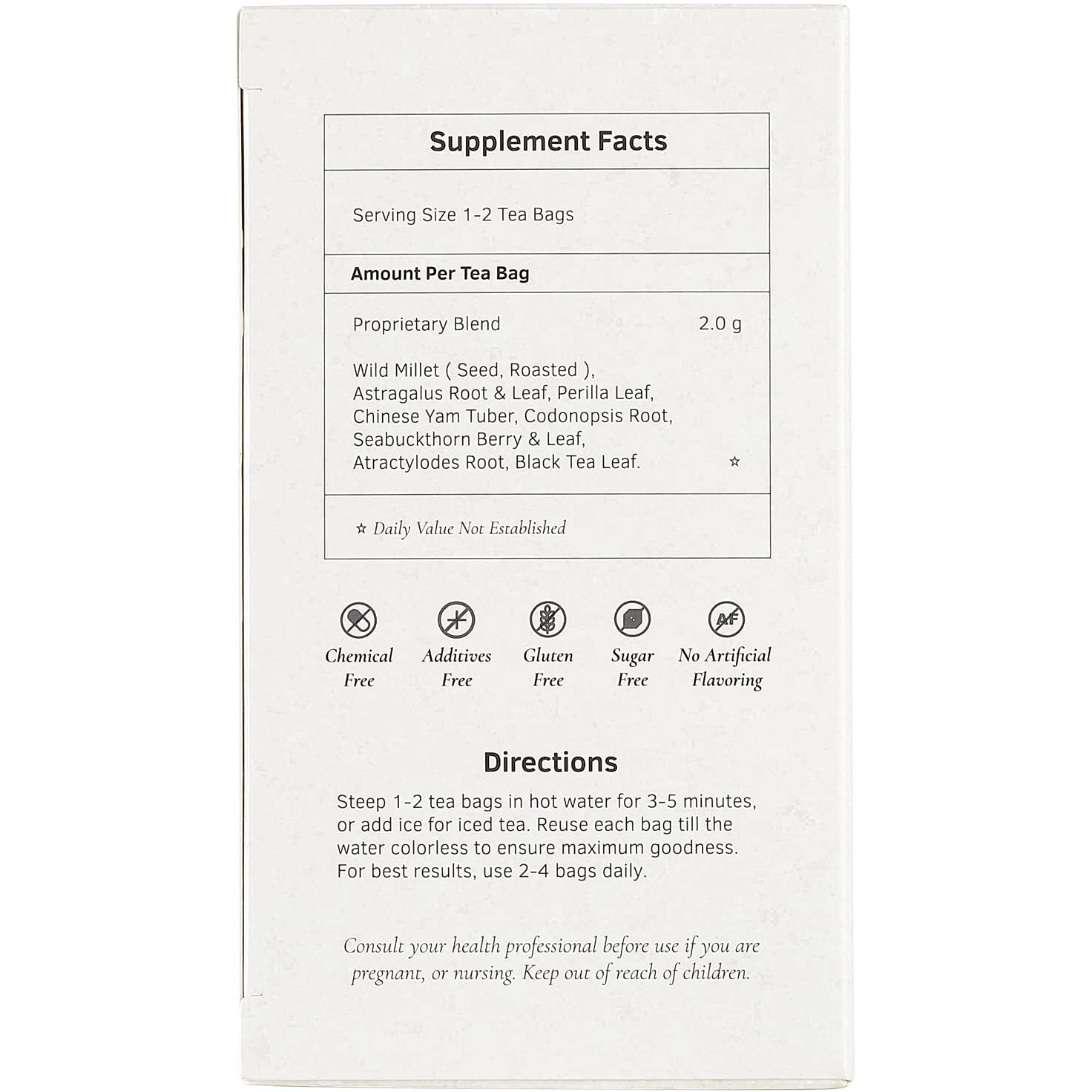 Health King Gastroease Herb Tea, Teabags, 20 Count Box