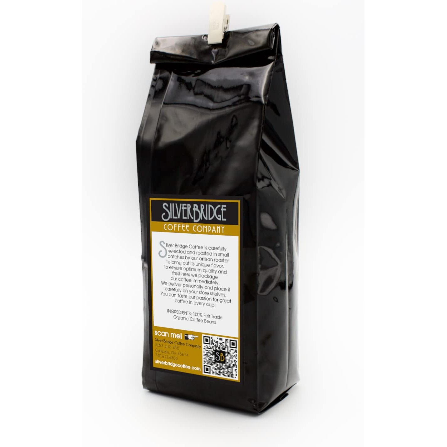 Silver Bridge Coffee Company Coffee Mothman Blend | 12Oz Specialty Coffee | Medium/Dark Roasted Smooth Bold Blend | Legendarily Delicious
