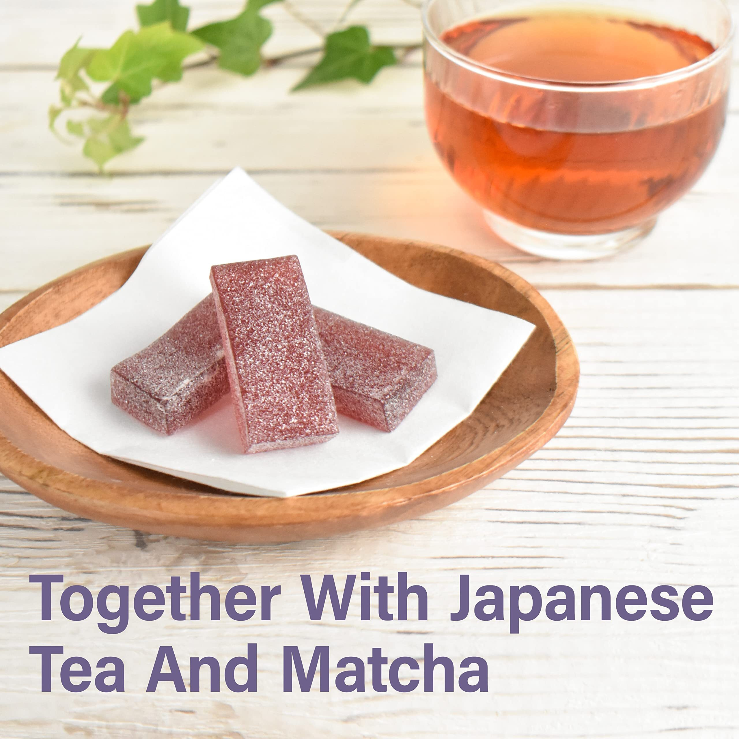 Jelly Fruit Mochi, Japanese Traditional Candy, Individually Wrapped, Artisanal Handworks, Juicy Grape, 300GYamasan