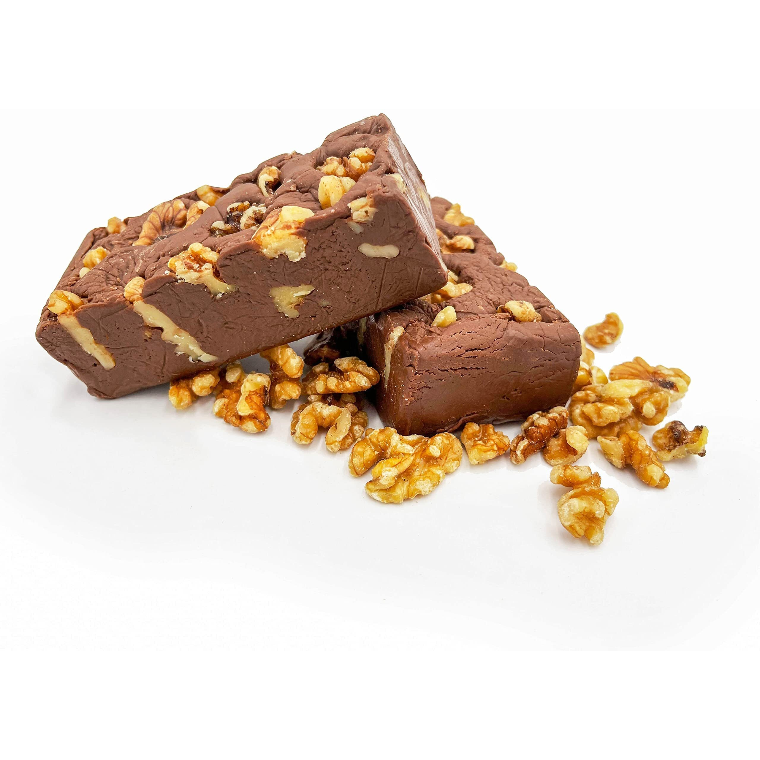 Uncle Butch's Fudge - Creamy And Smooth Chocolate Walnut - Decadent And Delicious Handcrafted Fudge (32Oz)