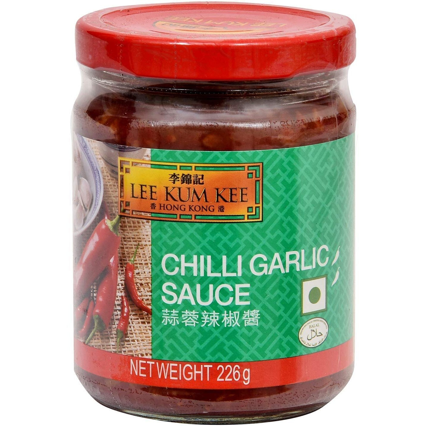 Lee Kum Kee Chili Garlic Sauce Glass Bottle,8 Ounce (Pack Of 12)