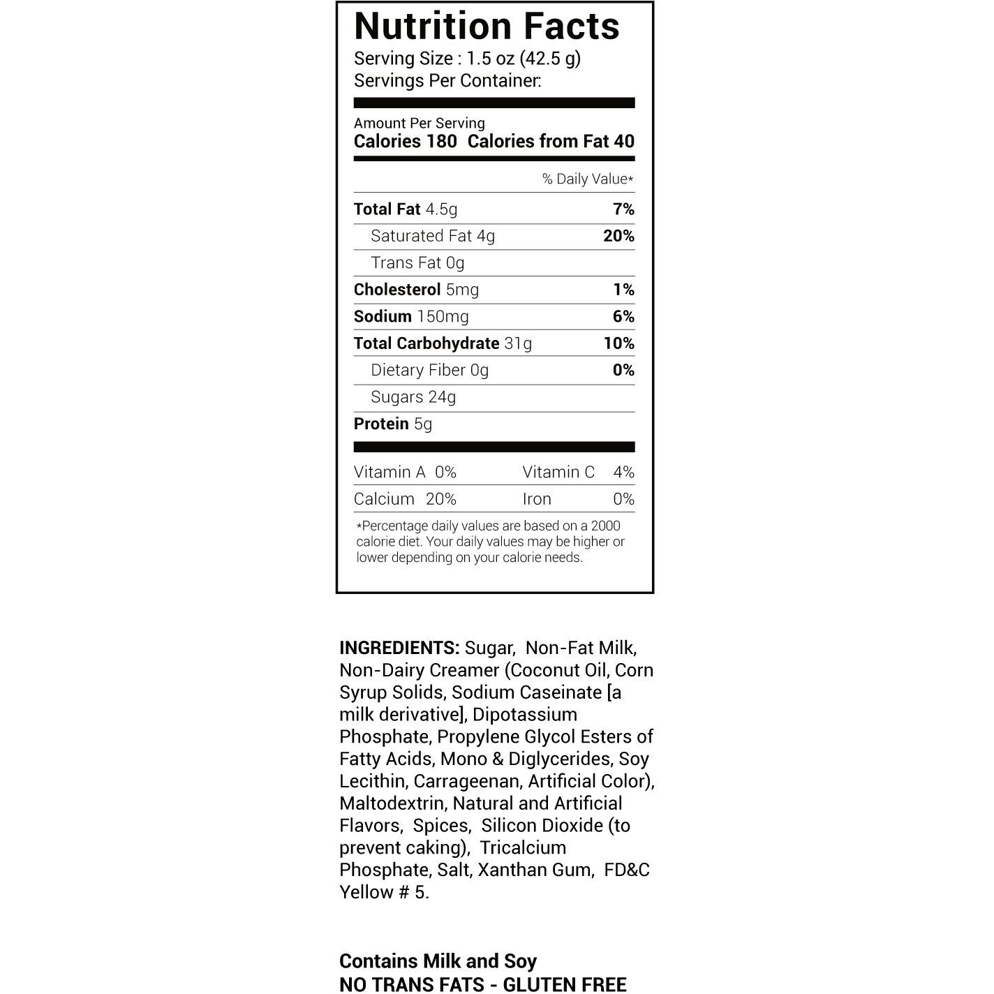 Eggnog Creme Drink Mix, 8 Oz