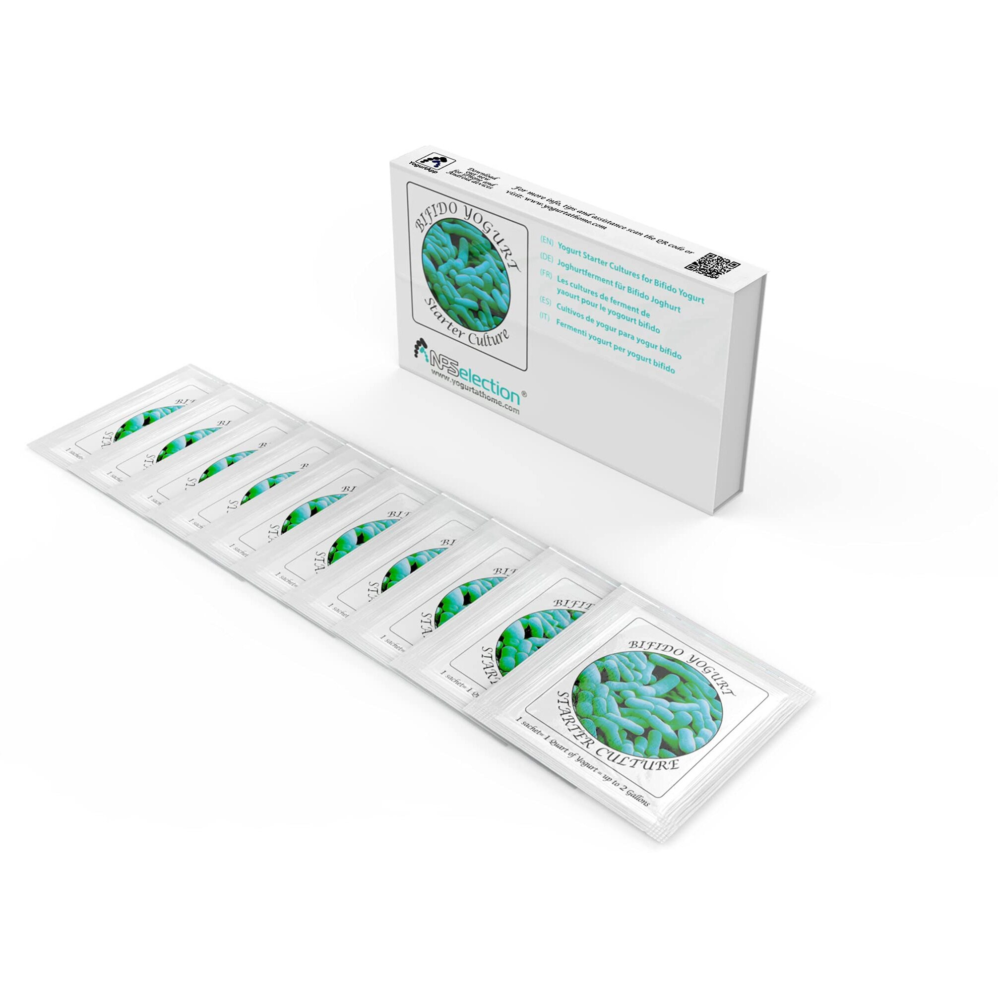Yogurt Starter Cultures - Pack Of 10 Freeze-Dried Culture Sachets For Bifido Yogurt (10)