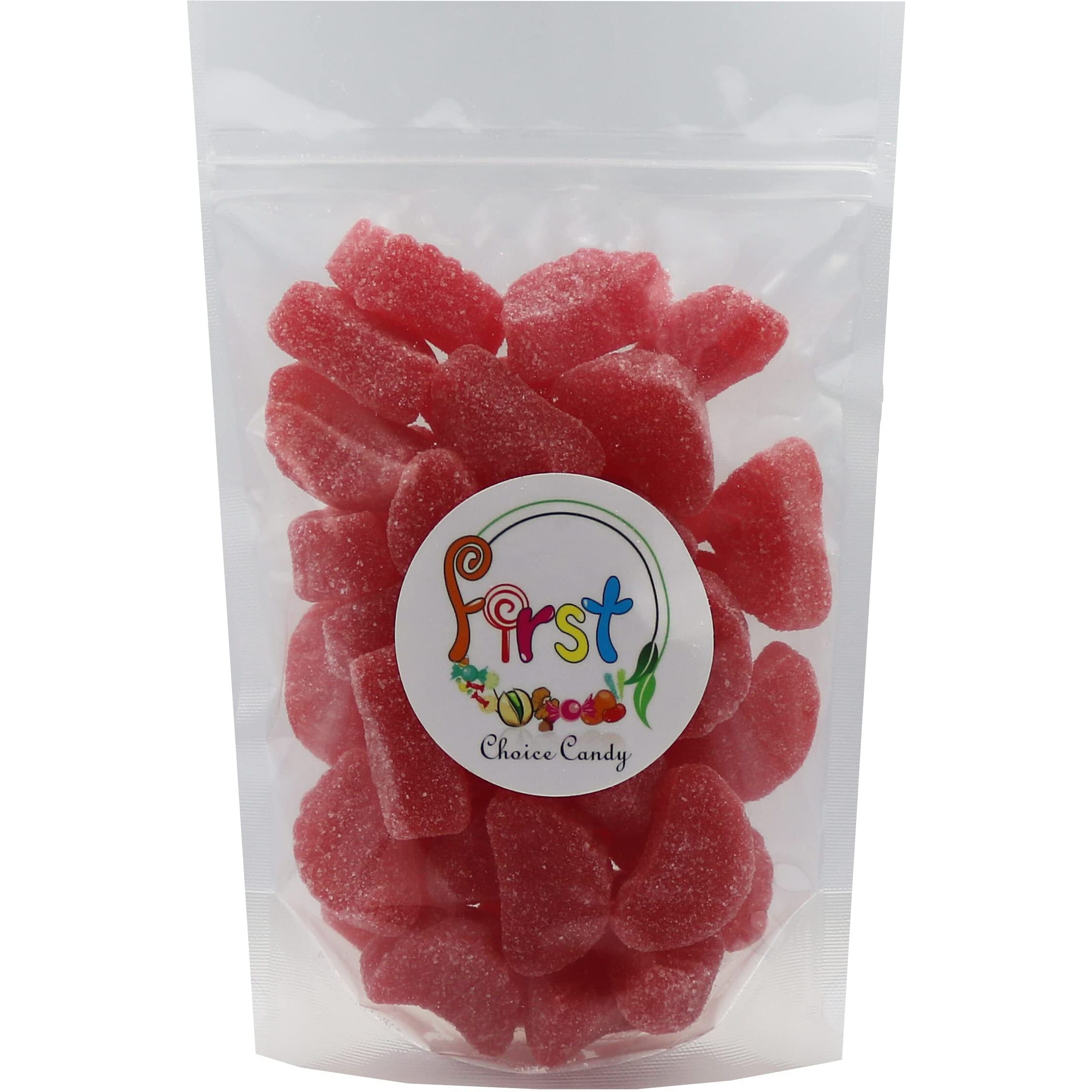 Firstchoicecandy Fruit Slices Jelly Wedges Candy (Red Cherry, 2 Pound)