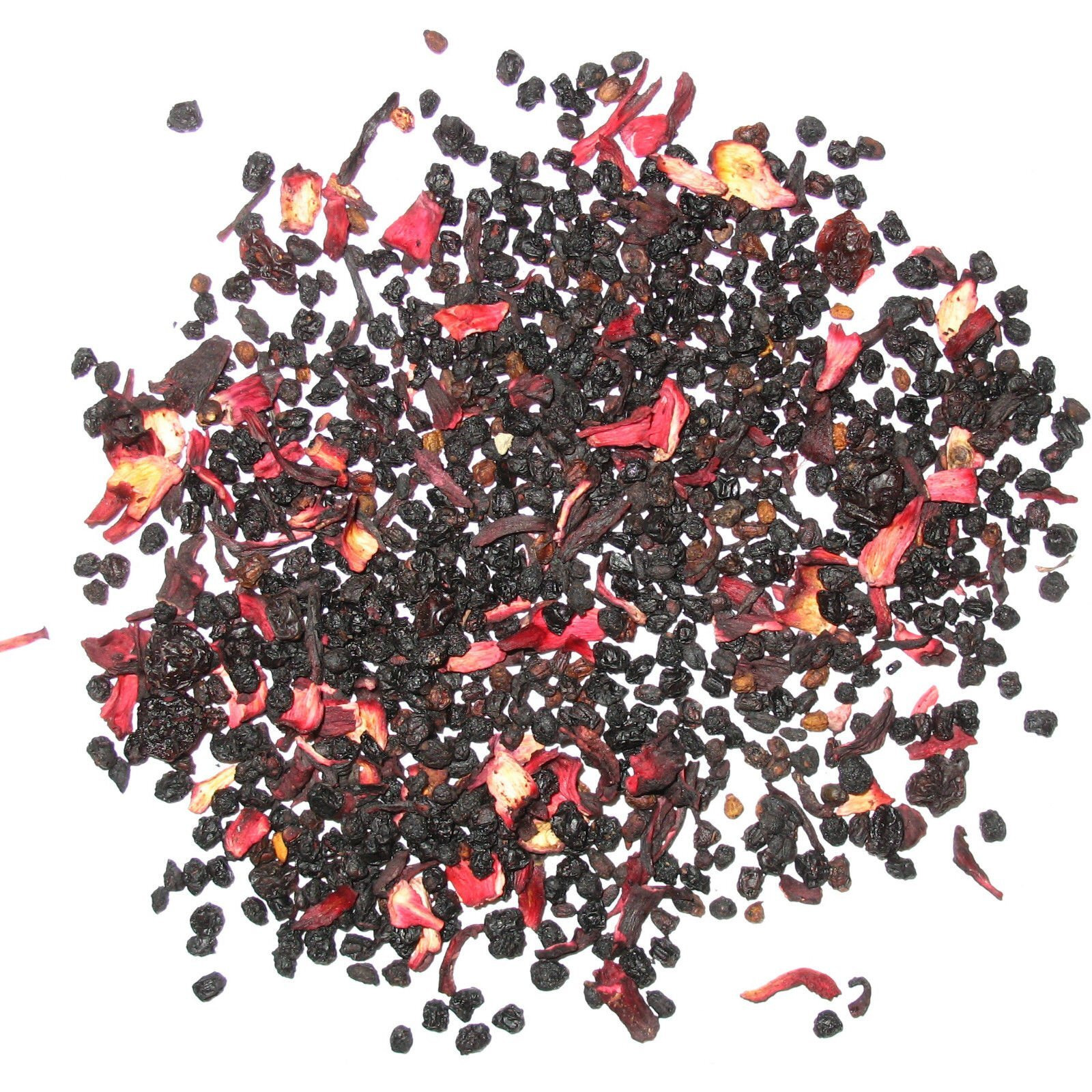 Green Hill Tea Organic Elderberry Herbal Tea - Immune System Boosting Loose Leaf Tea Blend - Usda Certified Organic - Caffeine-Free Relaxing Drink - 8 Oz Bag