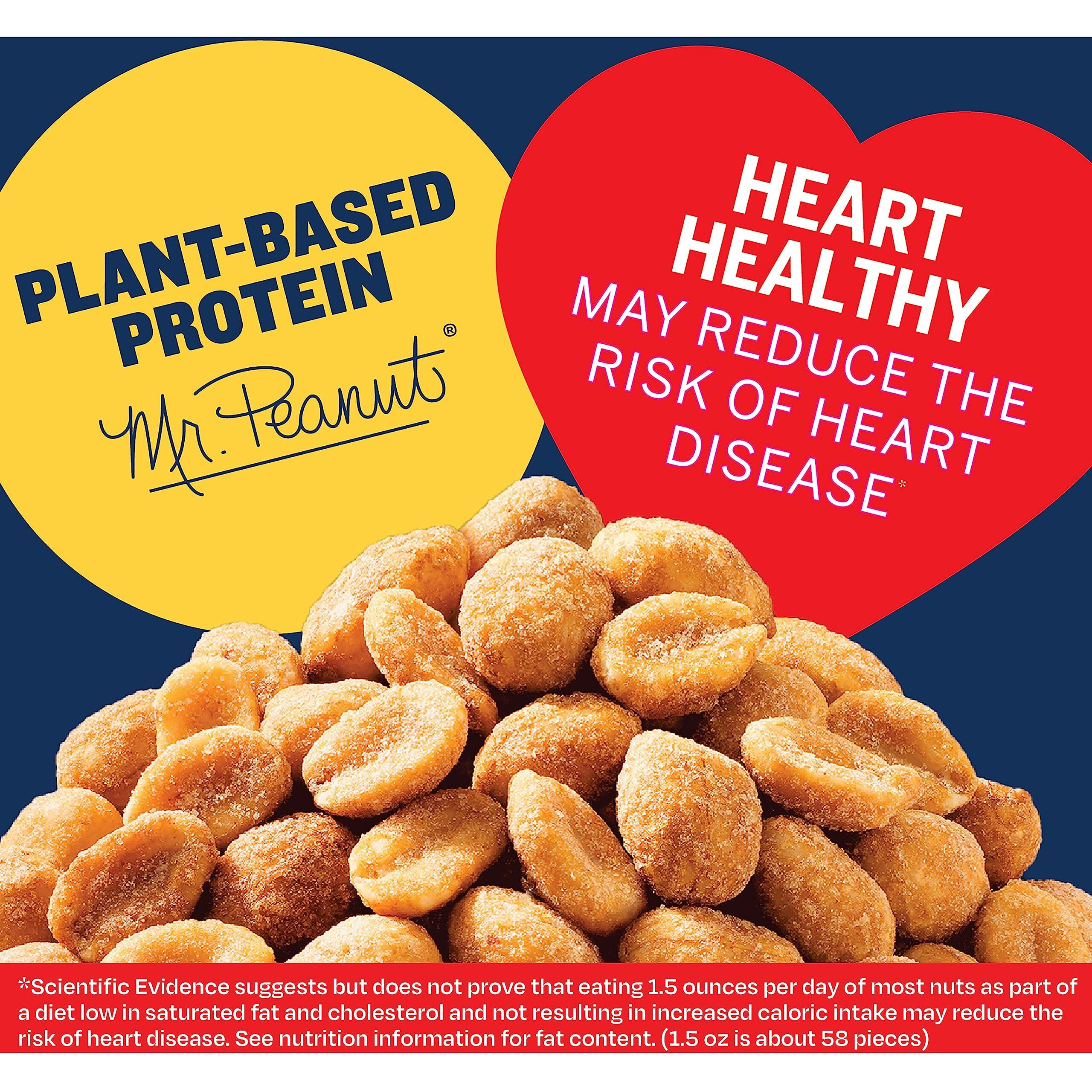 Planters Honey Roasted Peanuts (12 Ct Pack, 6 Oz Bags)