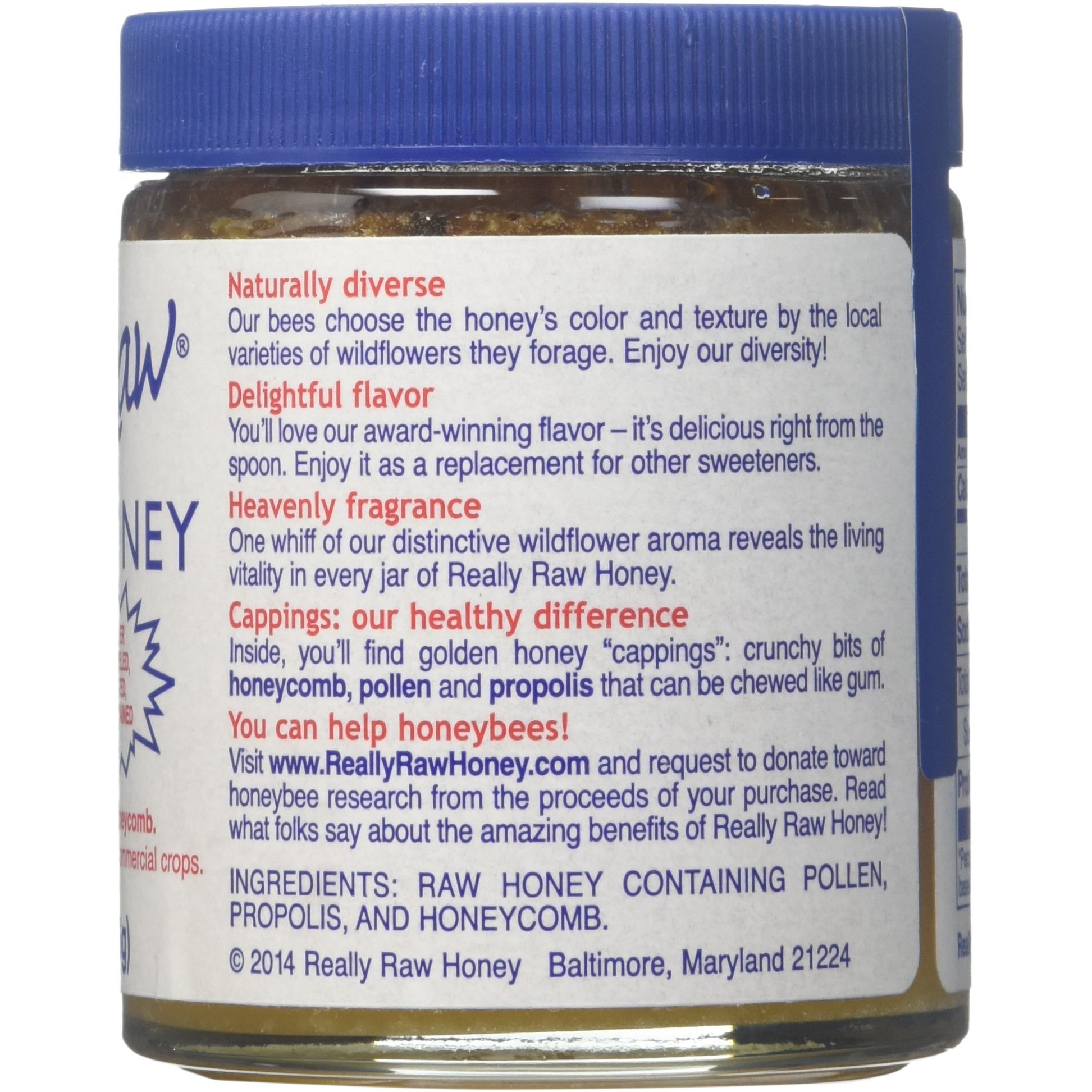 Really Raw Raw Honey, 8 Oz