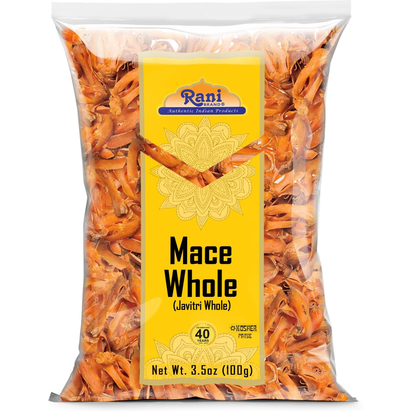 Rani Mace Whole (Javathri), Spice 3.5Oz (100G) ~ All Natural | Vegan | Gluten Friendly | Non-Gmo | Indian Origin