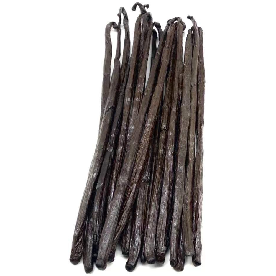 10 Madagascar Vanilla Beans - Grade A 5""-7"" Creamy Gourmet Bourbon For Natural Homemade Extract And Baking & Cooking 10 Count(Pack Of 1)