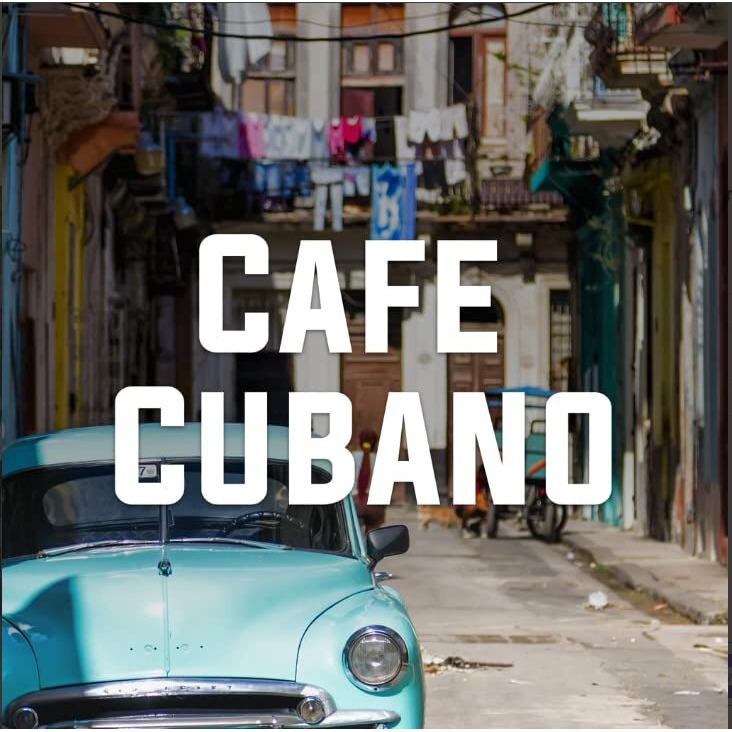 Cafe Cubano, Dark Roast, Cuban Coffee, Ground, Fresh Roasted, 16-Ounce