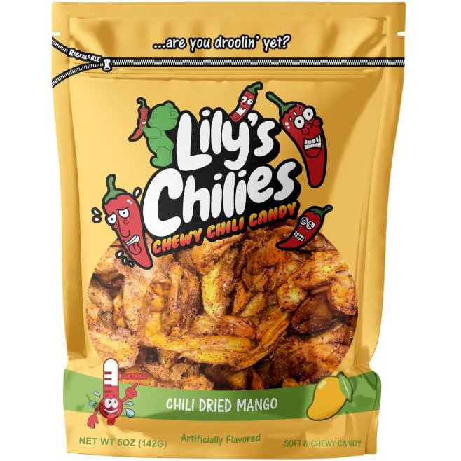 Lilys Chilies, Sour And Chili Chewy Candy (Chili Dried Mango)