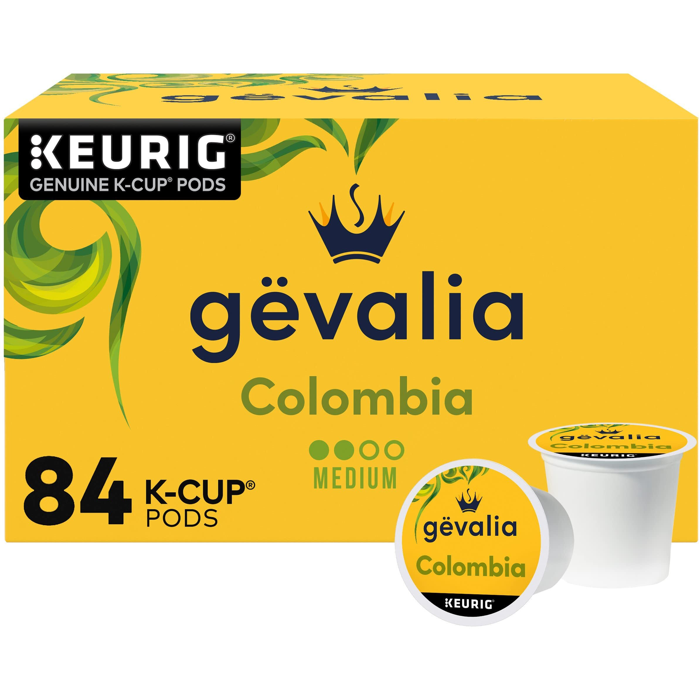 Gevalia Colombia K-Cup Coffee Pods, For A Keto And Low Carb Lifestyle 84 Count (Pack Of 1)