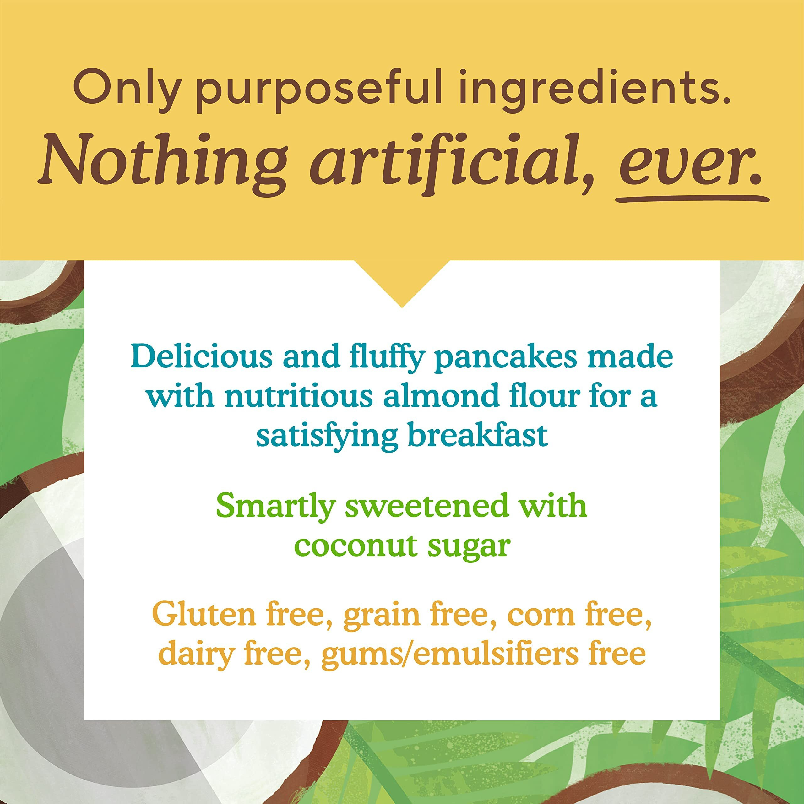 Simple Mills Almond Flour Pancake & Waffle Mix, Original - Gluten Free, Plant Based, Paleo Friendly, Breakfast 10.7 Ounce (Pack Of 6)