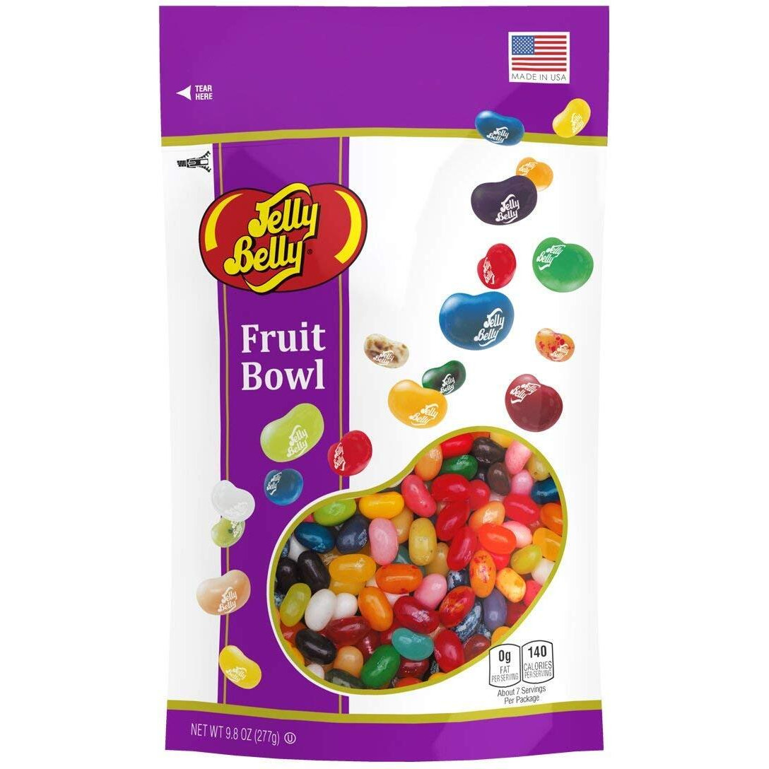 Jelly Belly Fruit Bowl Jelly Beans, Assorted Fruit Flavors, 9.8-Oz